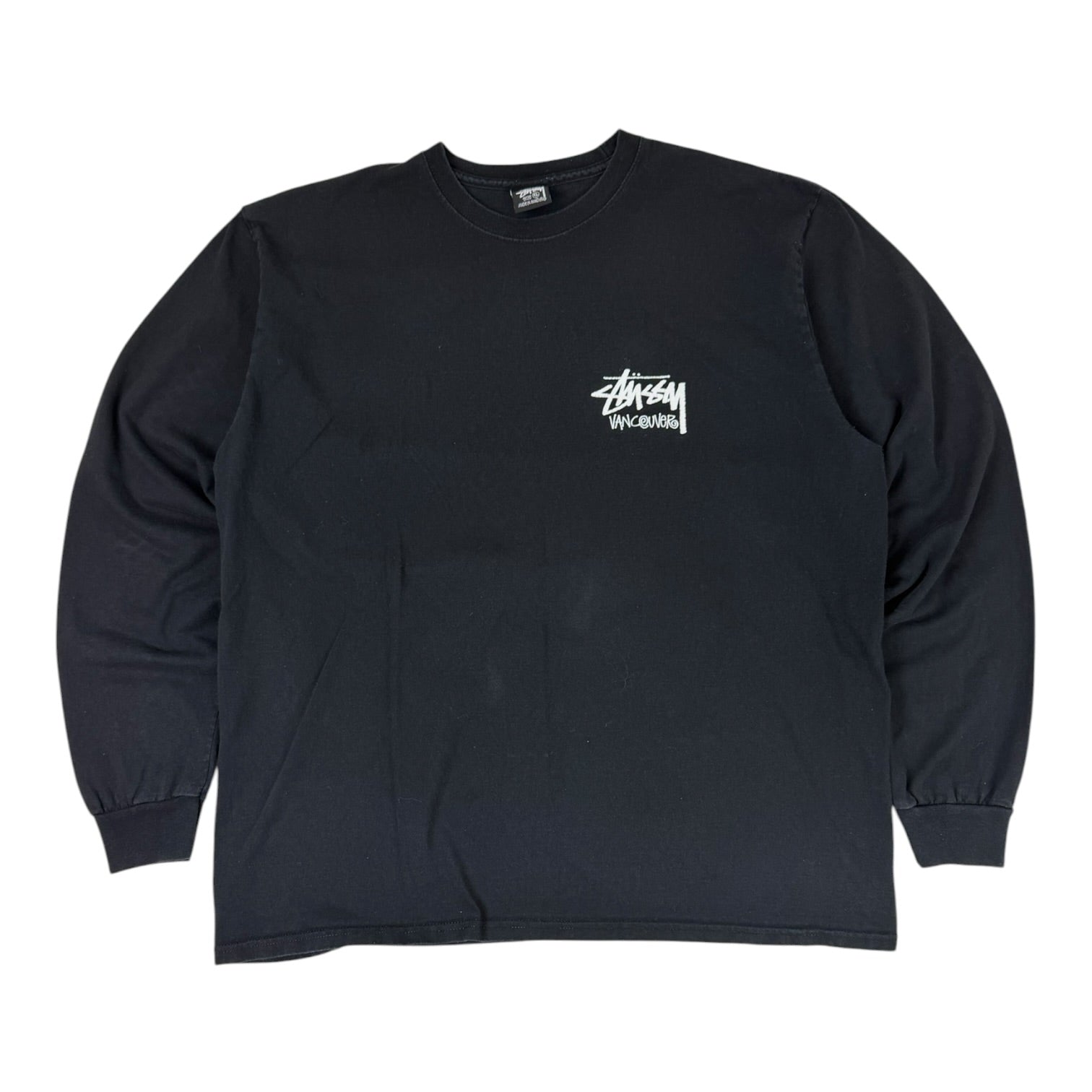 Stussy Vancouver Chapter Long Sleeve Shirt Black