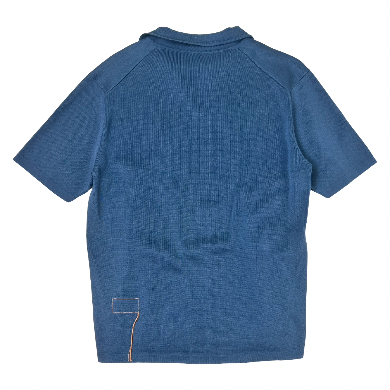 Fortela Knitted Skipper Textured Polo shirt Indigo Blue