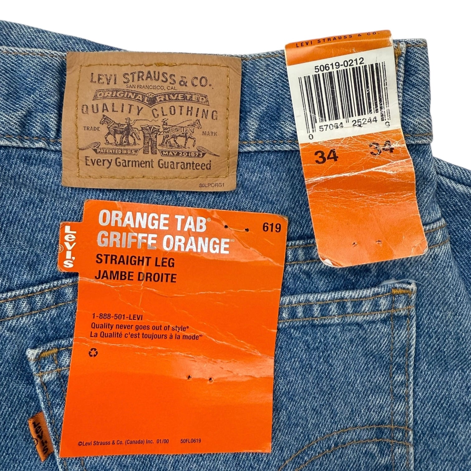 Vintage Levi’s Orange Tab Denim Pants Medium Wash