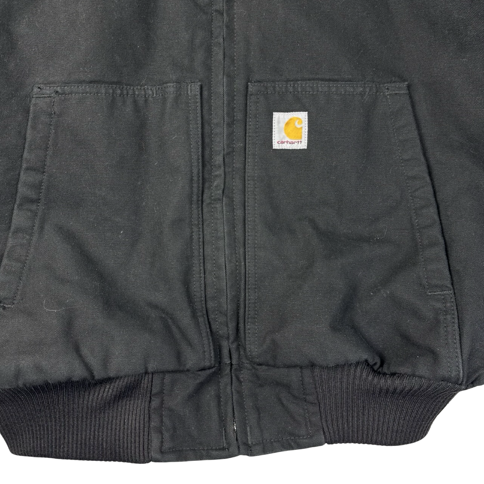Carhartt Quilted & Hooded Work Jacket Black