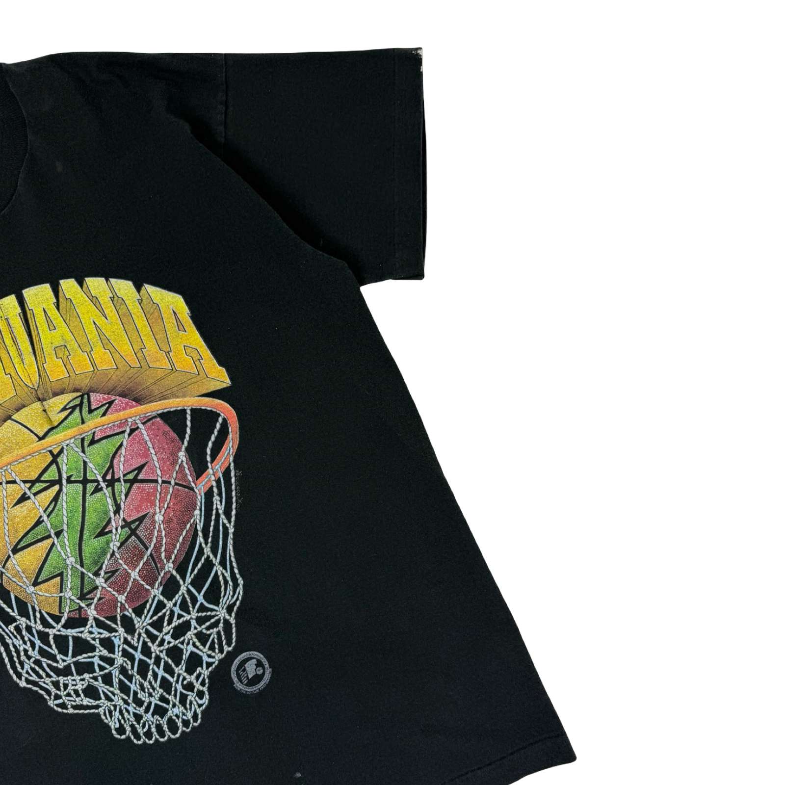 Vintage 1996 Lithuania Basketball T-Shirt Black