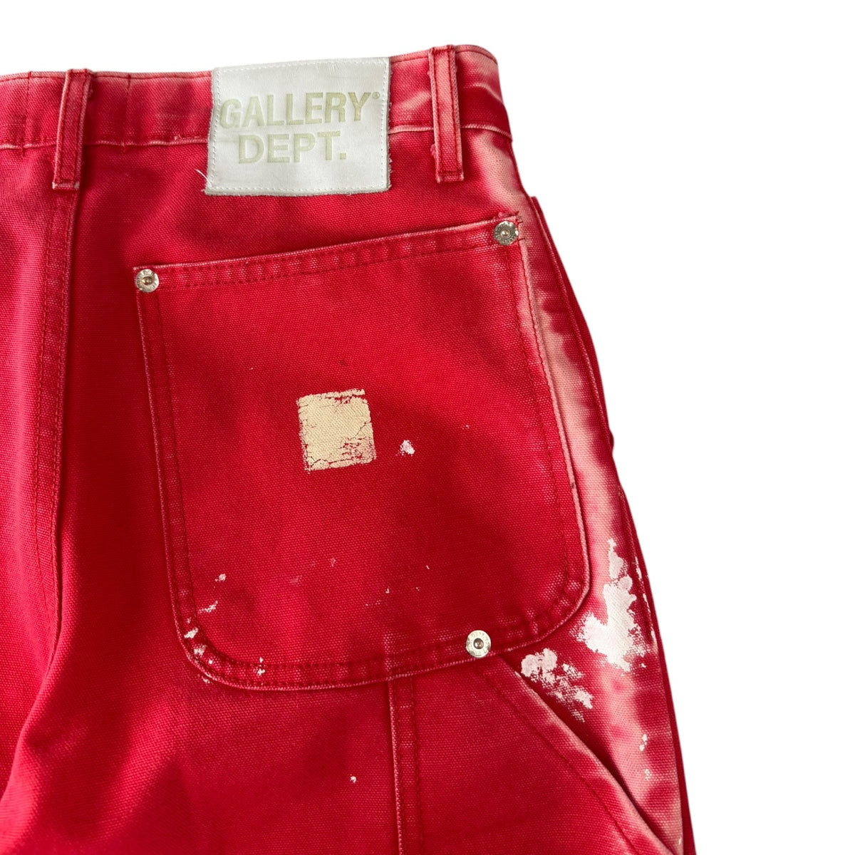 Gallery Dept LA Flare Carpenter Pants Red