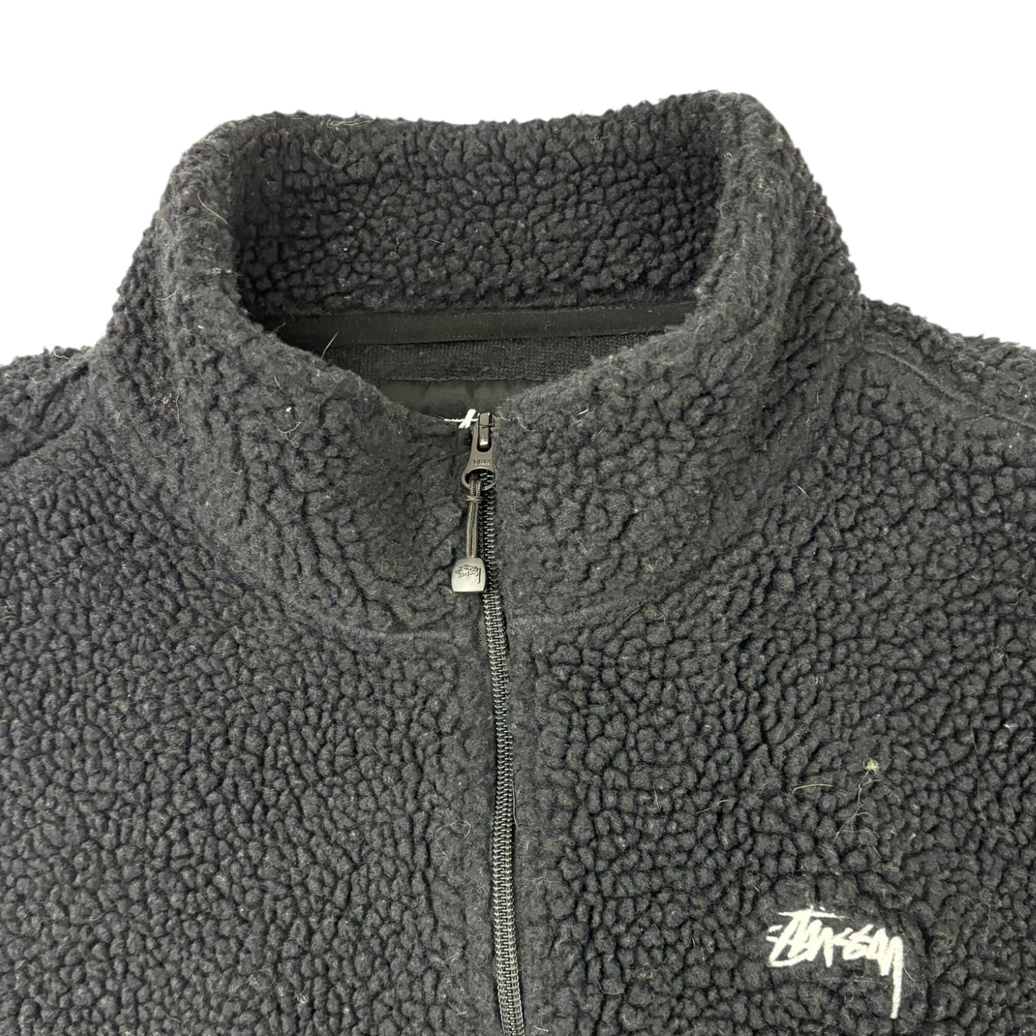 Stussy Sherpa Vest Black