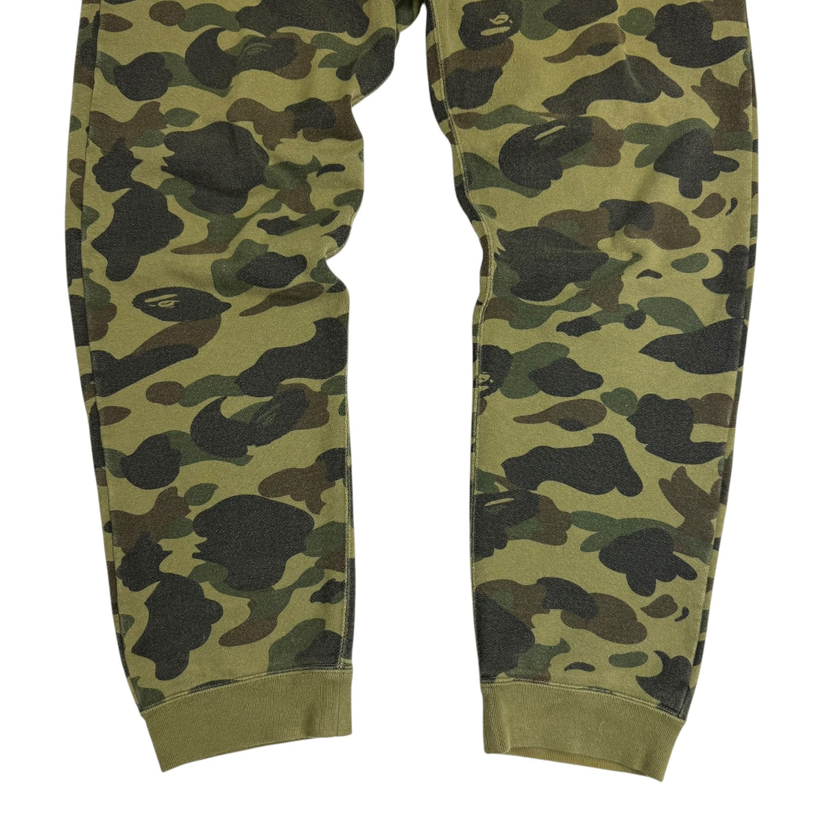 A Bathing Ape BAPE 1st Camo Sweatpants Green