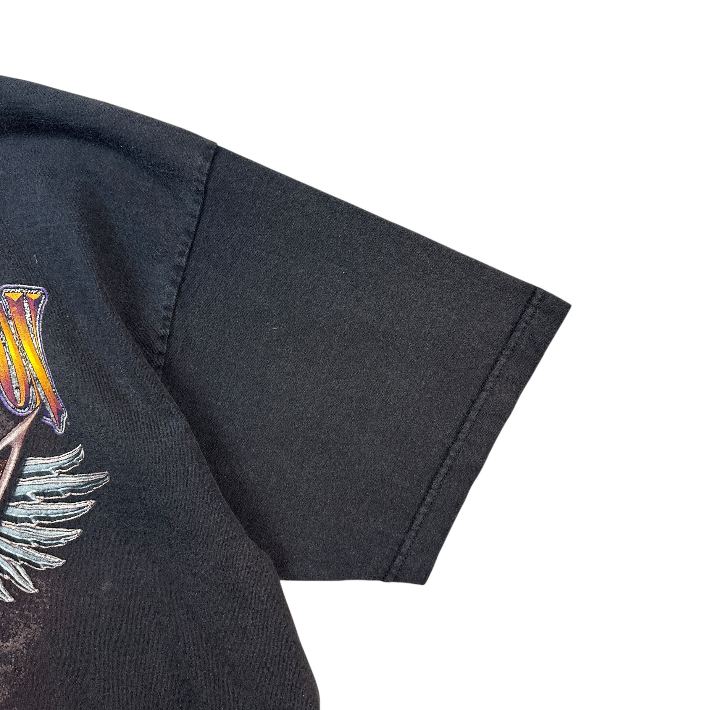 Vintage Harley Davidson Lubbock Texas Tee Black