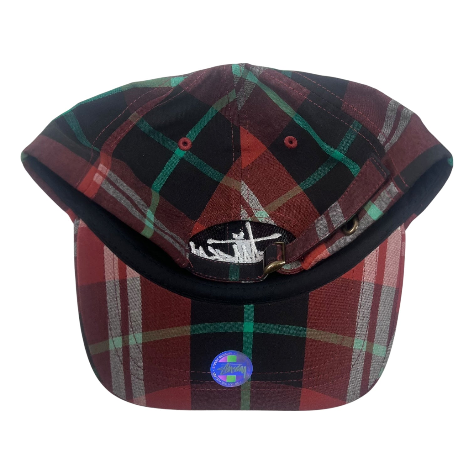 Stussy Stock Logo Plaid Hat