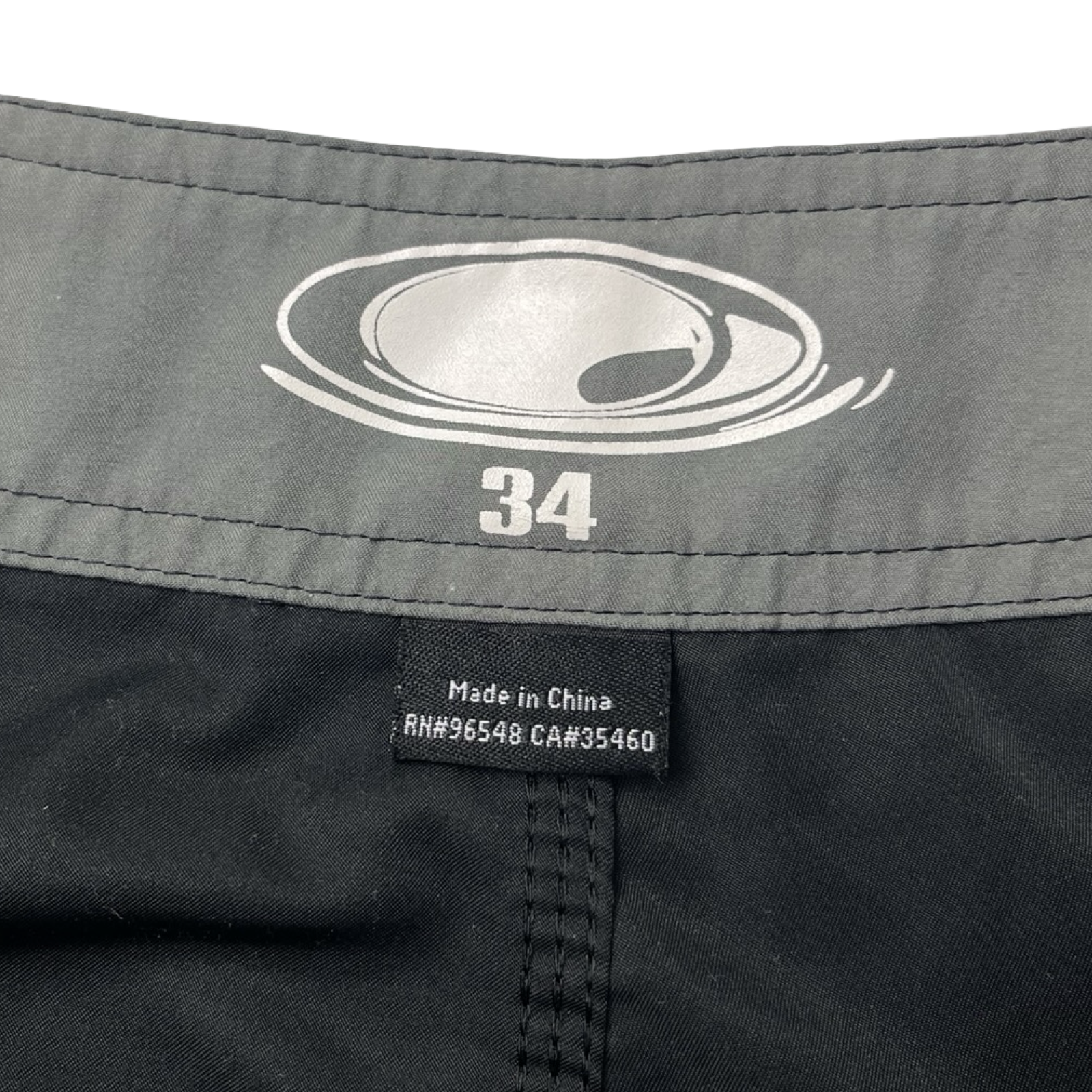 Vintage Y2K Oakley Skull Embroidered Board Shorts