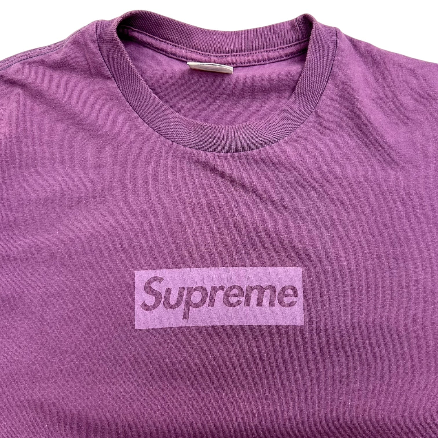 Supreme Tonal Box Logo Tee Dusty Purple