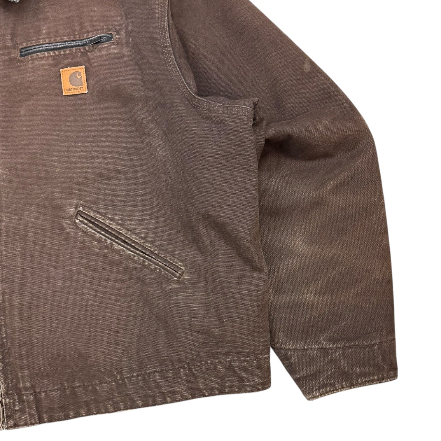 Vintage Carhartt Detroit Blanket Lined Jacket Brown