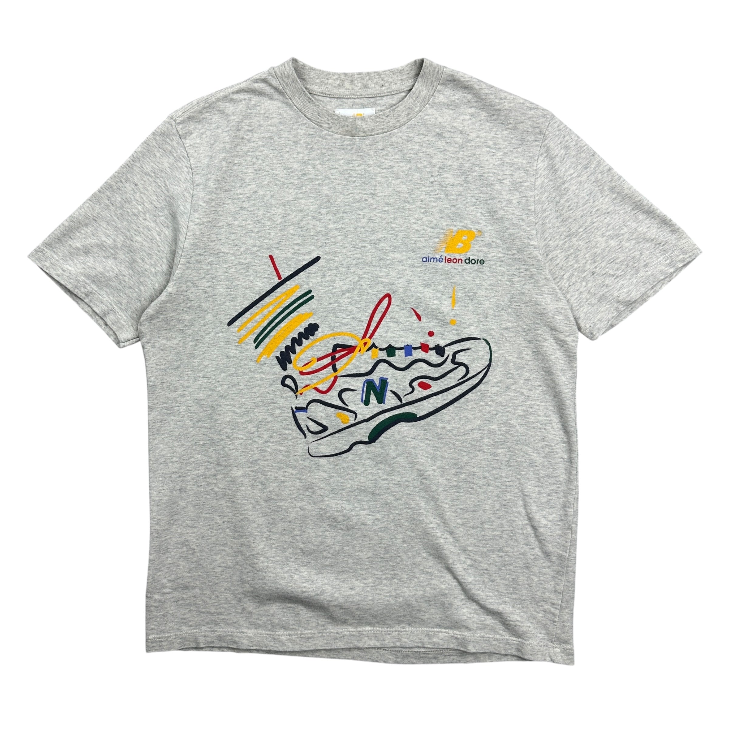 Aime Leon Dore x New Balance 827 Tee Heather Grey