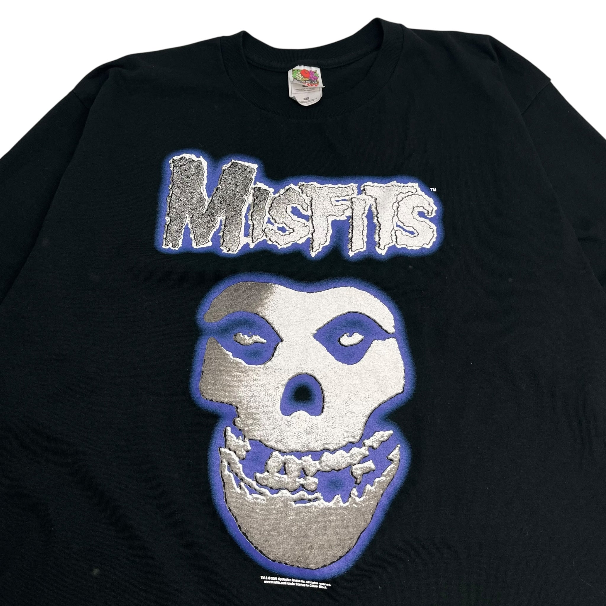 2001 Misfits Chrome Logo Longsleeve T-shirt Black