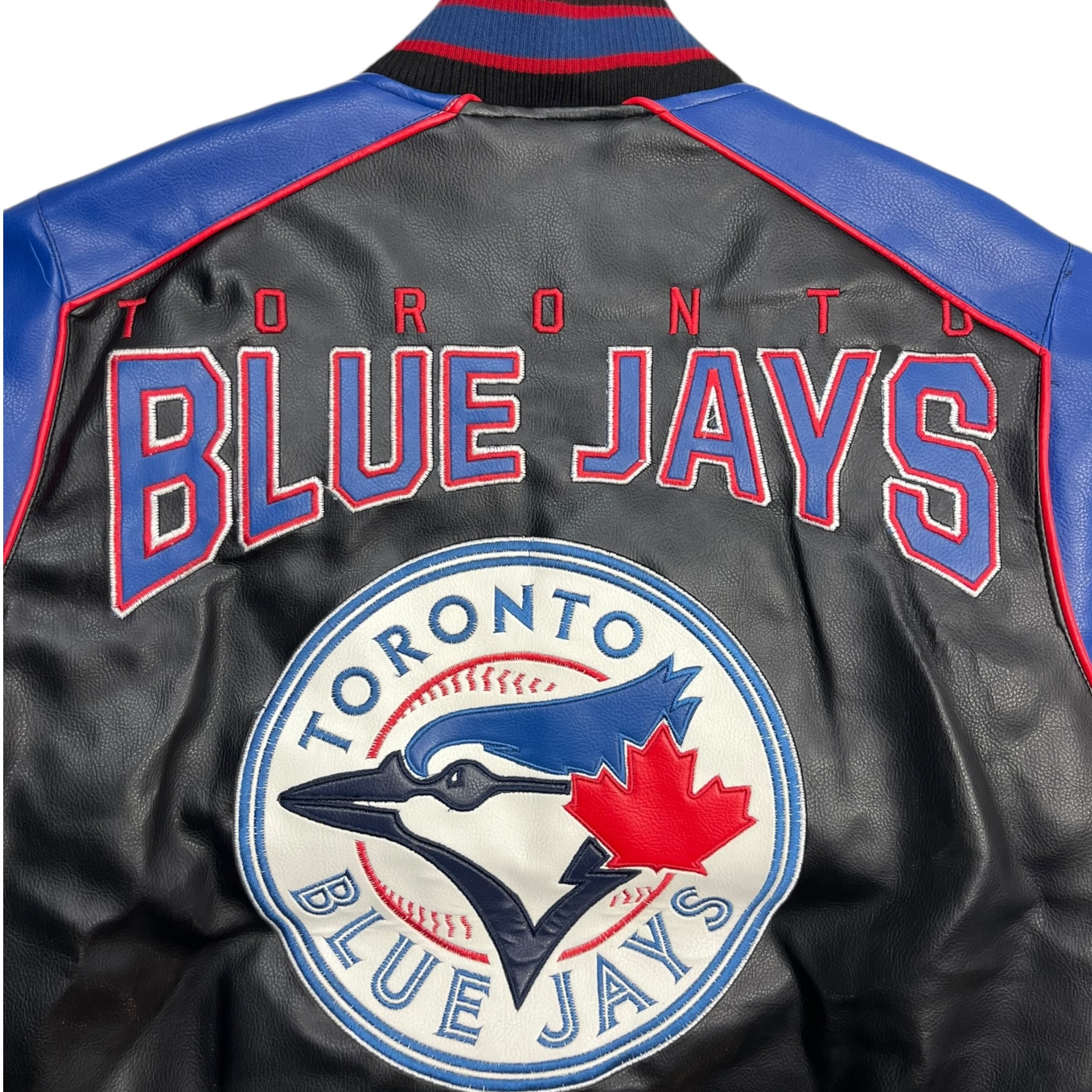 Toronto Blue Jays Carl Banks Faux Leather Jacket