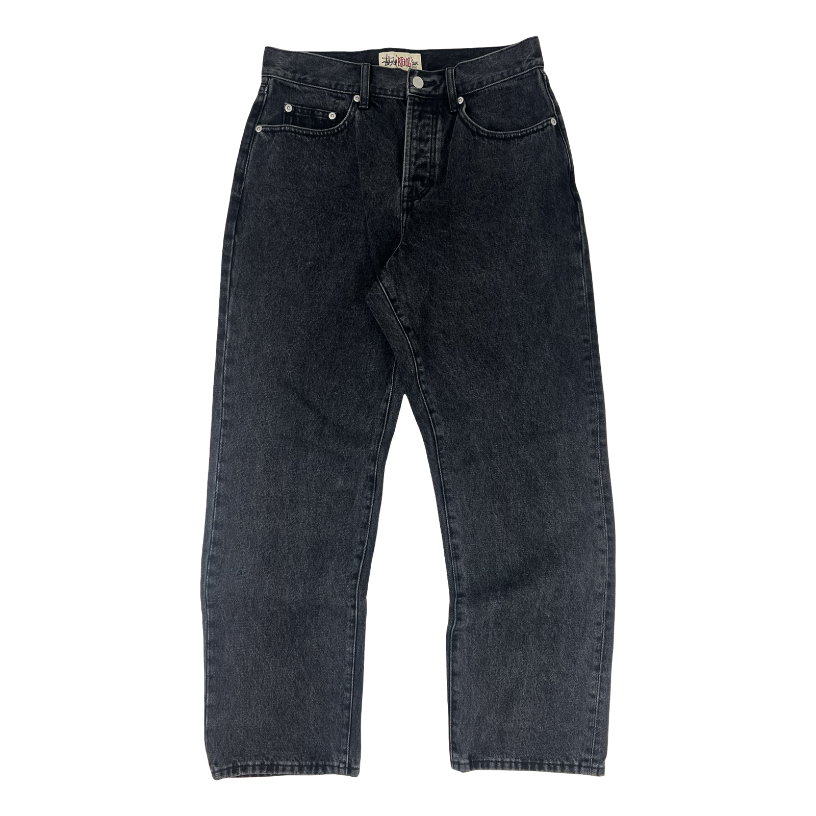 Stussy Big Ol’ Basic Straight Fit Jeans Black