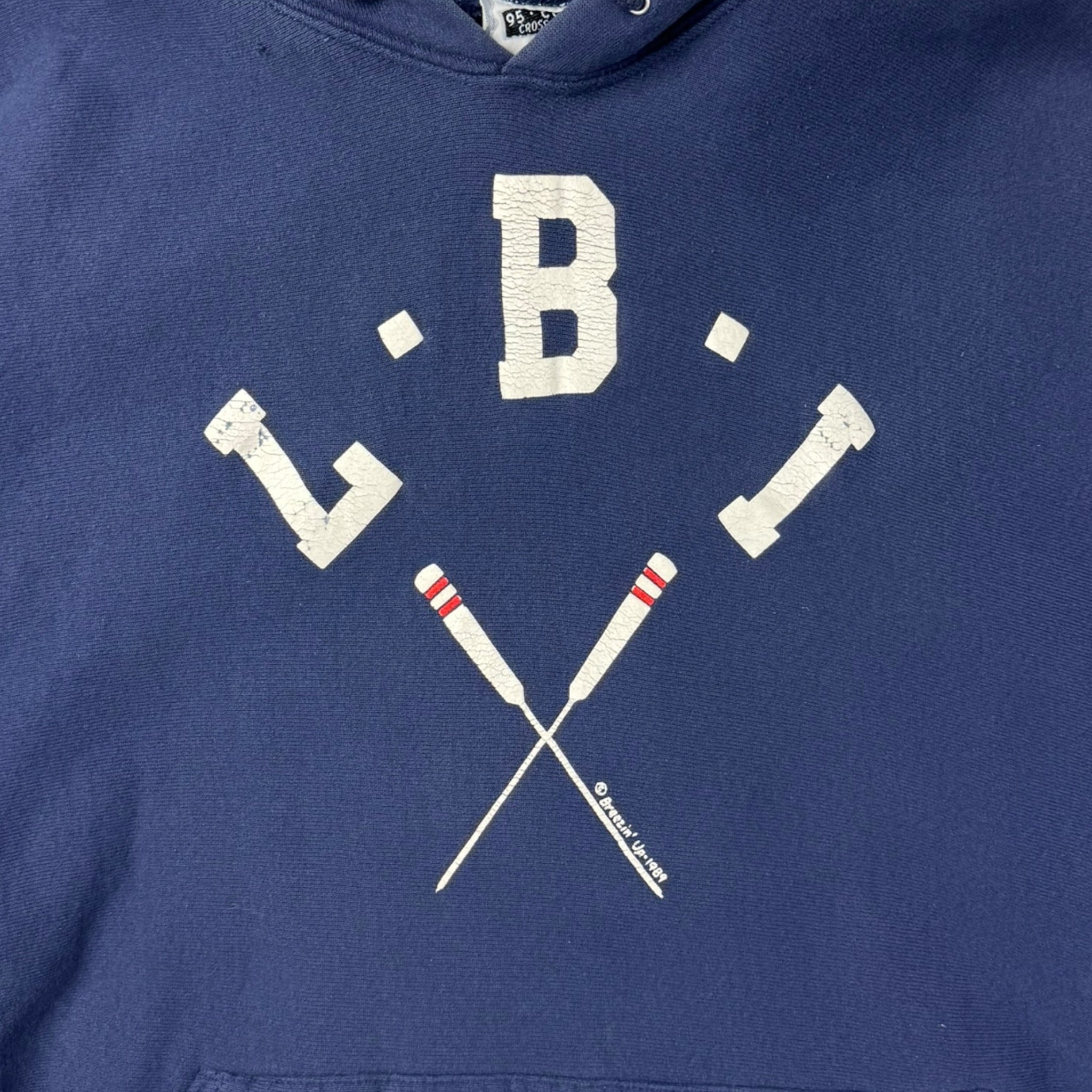 1989 L.B.I. Rowing Cross-Grain Heavyweight Hoodie