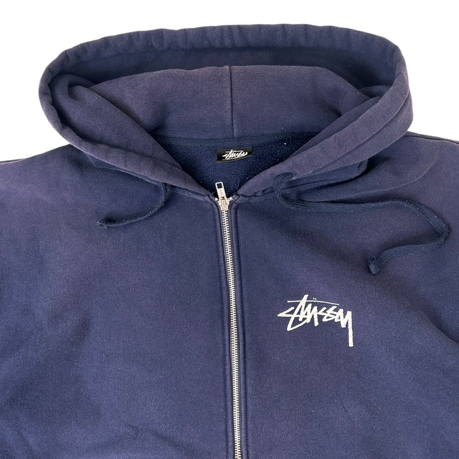 Stussy Great Future Zip-Up Hoodie Navy