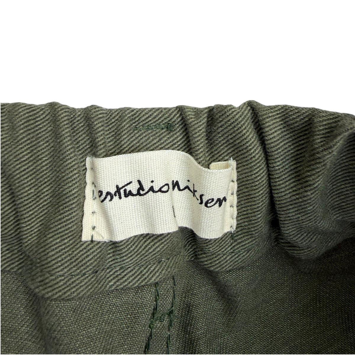 Estudio Niksen Half Dart Maxi Jeans Green