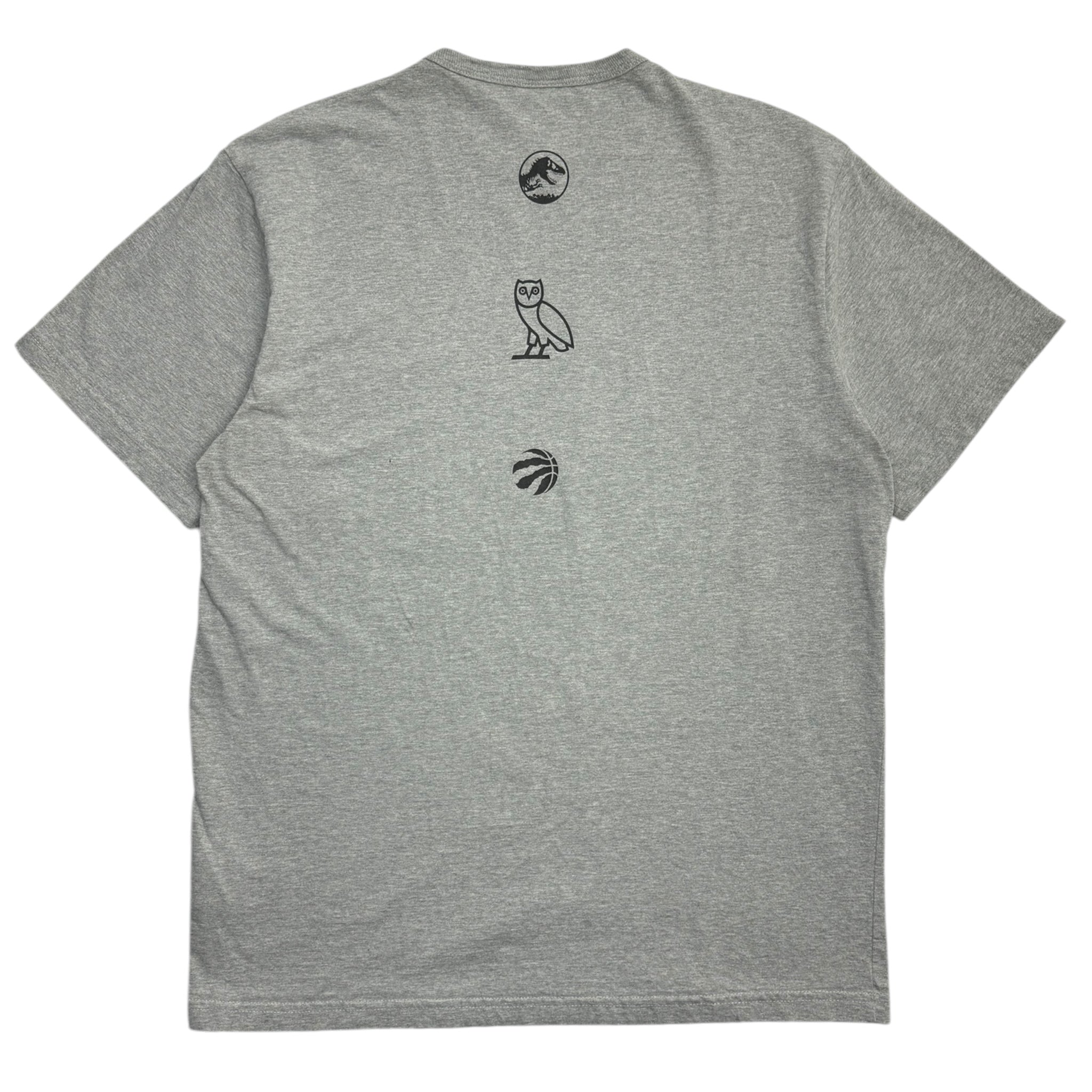 OVO Jurassic Park Runner T-shirt Grey