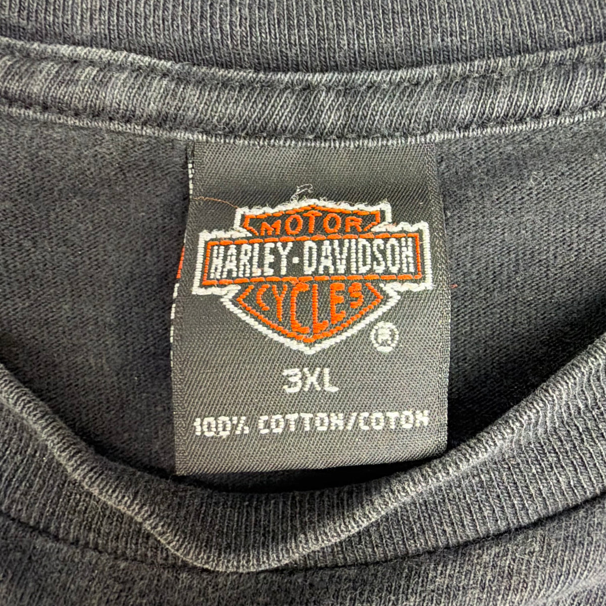 1995 Harley Davidson Dragon Vs Eagle Kamloops Tee Black