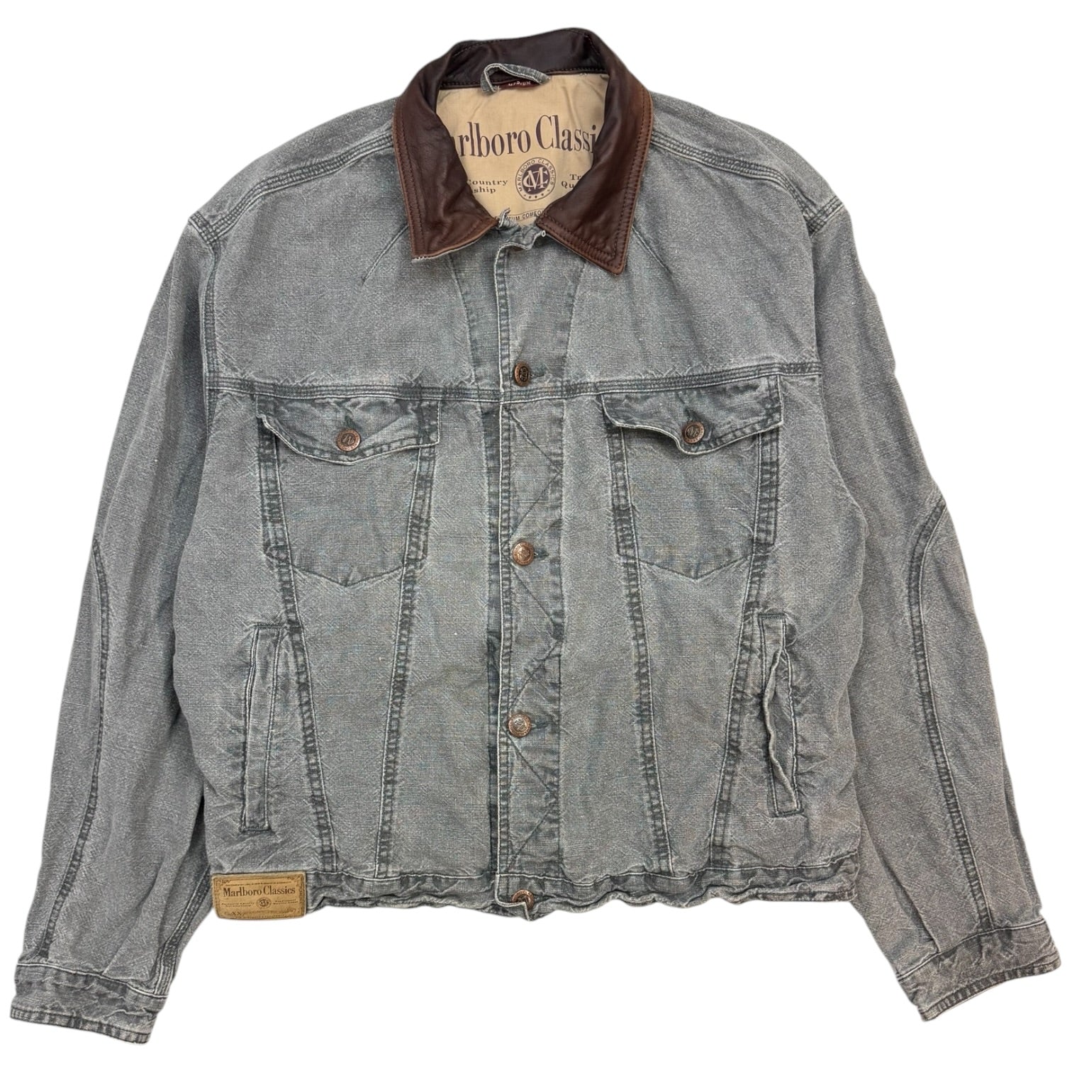 Vintage Marlboro Classics Trucker Jacket Grey