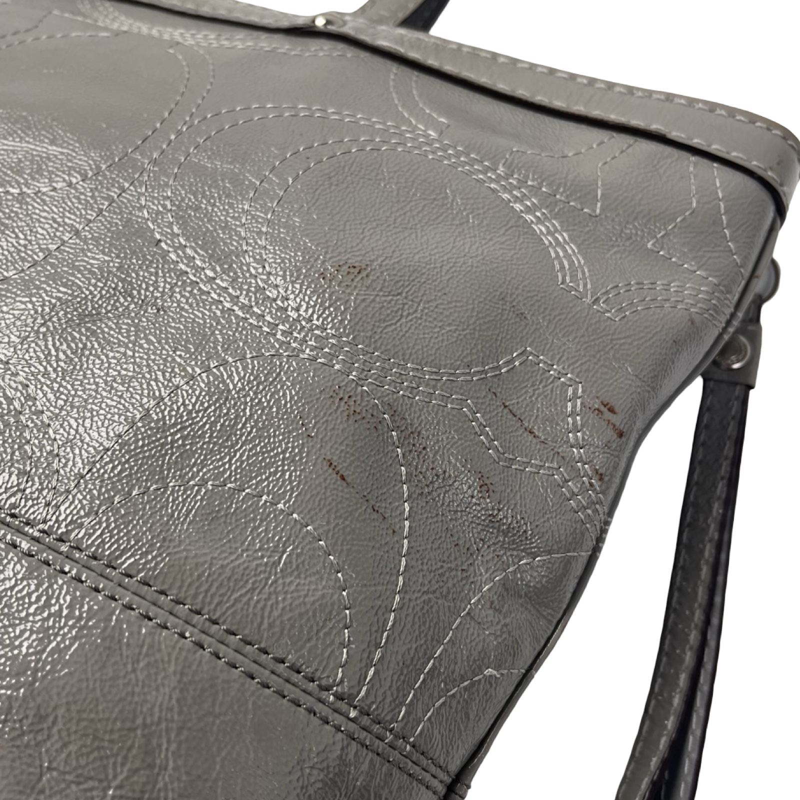 (W) Y2K Coach C All Over Shoulder Bag