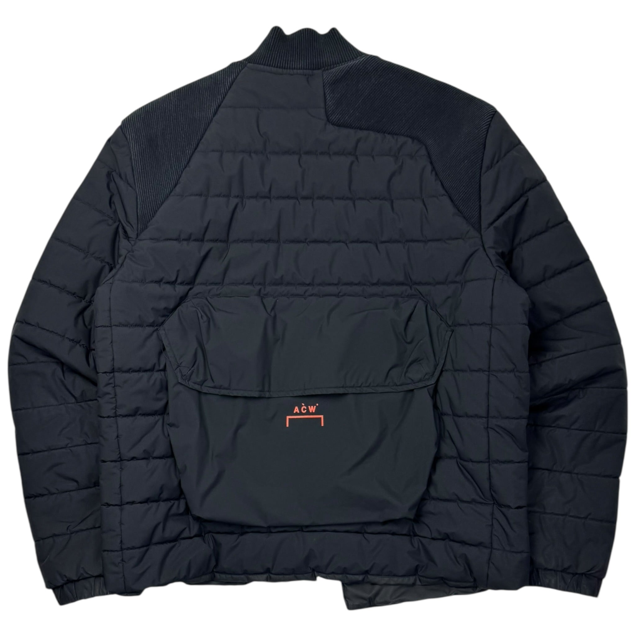 A-COLD-WALL Asymmetric Padded Jacket Black