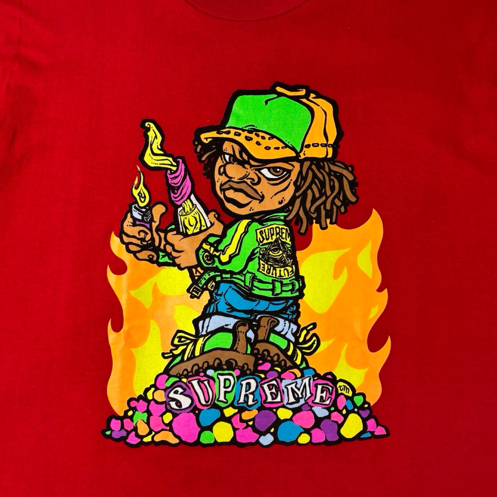 Supreme Molotov Kid Tee Red
