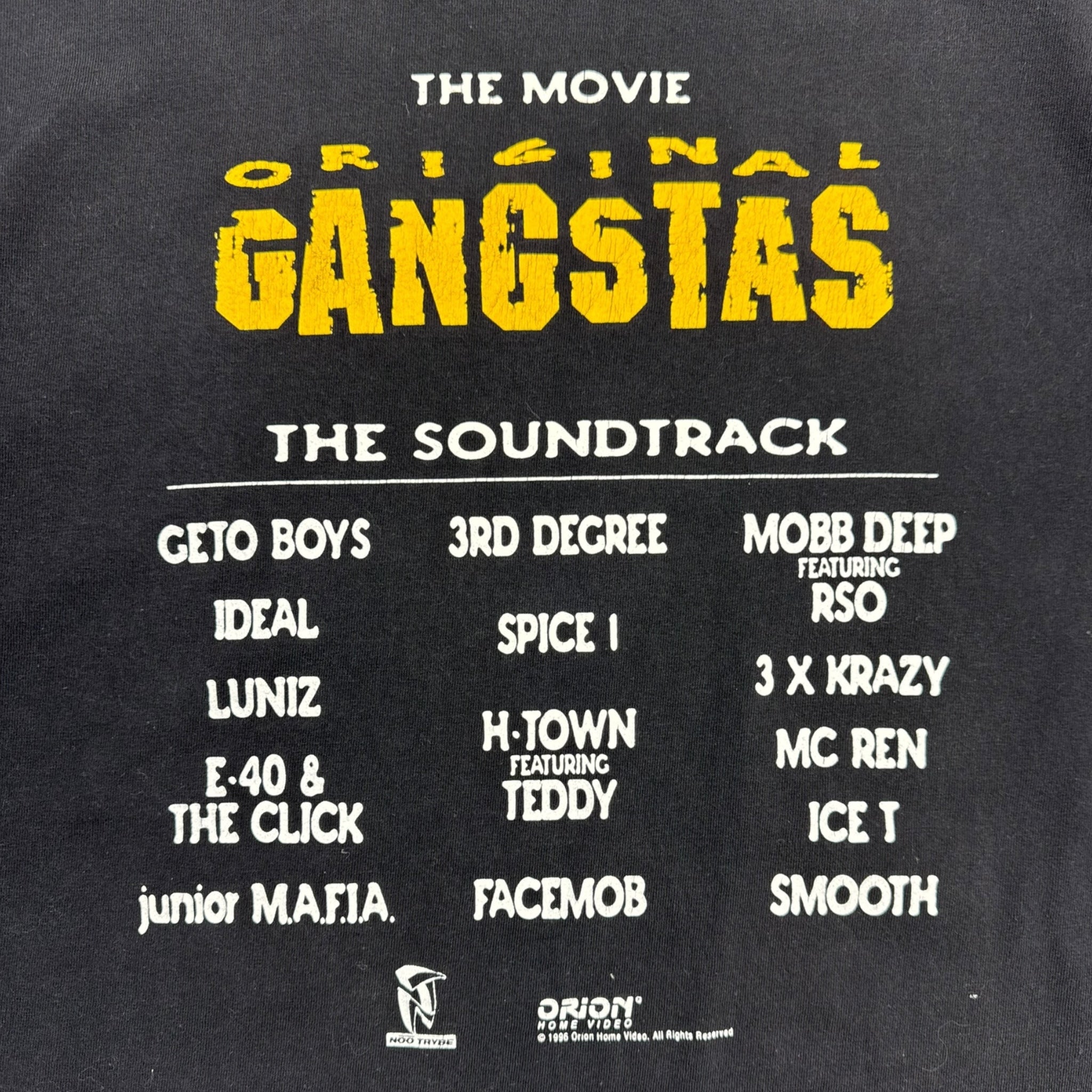 1996 Original Gangstas The Movie Tee Black