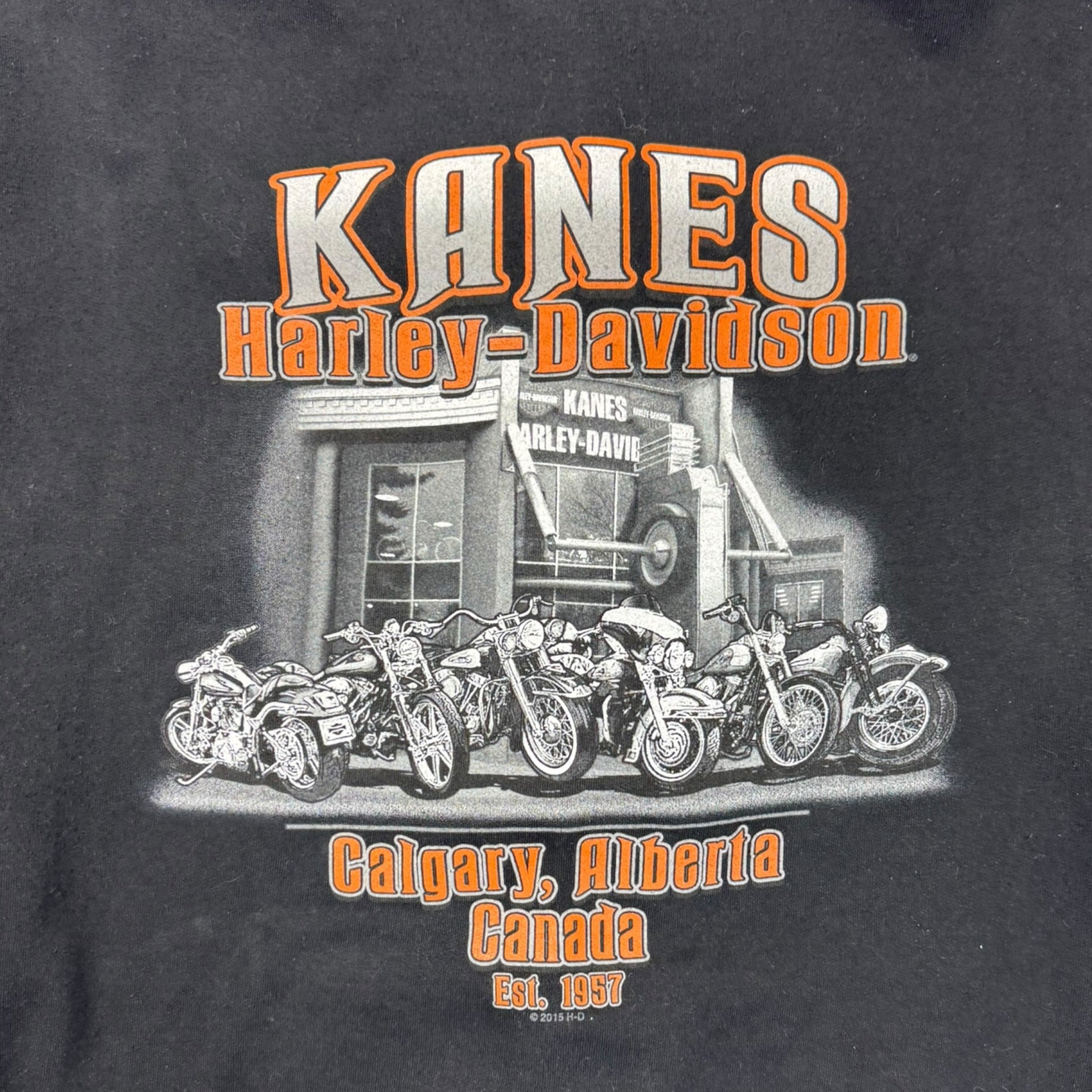 Harley Davidson Calgary Alberta Full Zip Sweater