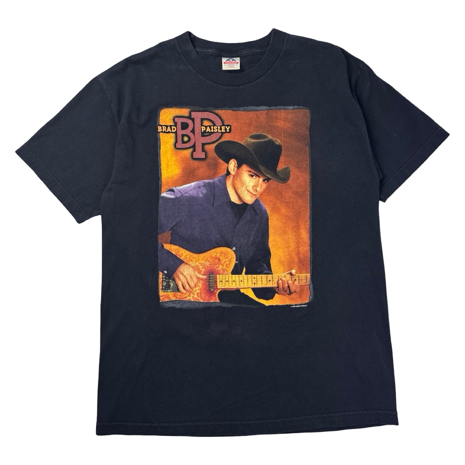 2000 Brad Paisley Tour T-Shirt Dark Navy