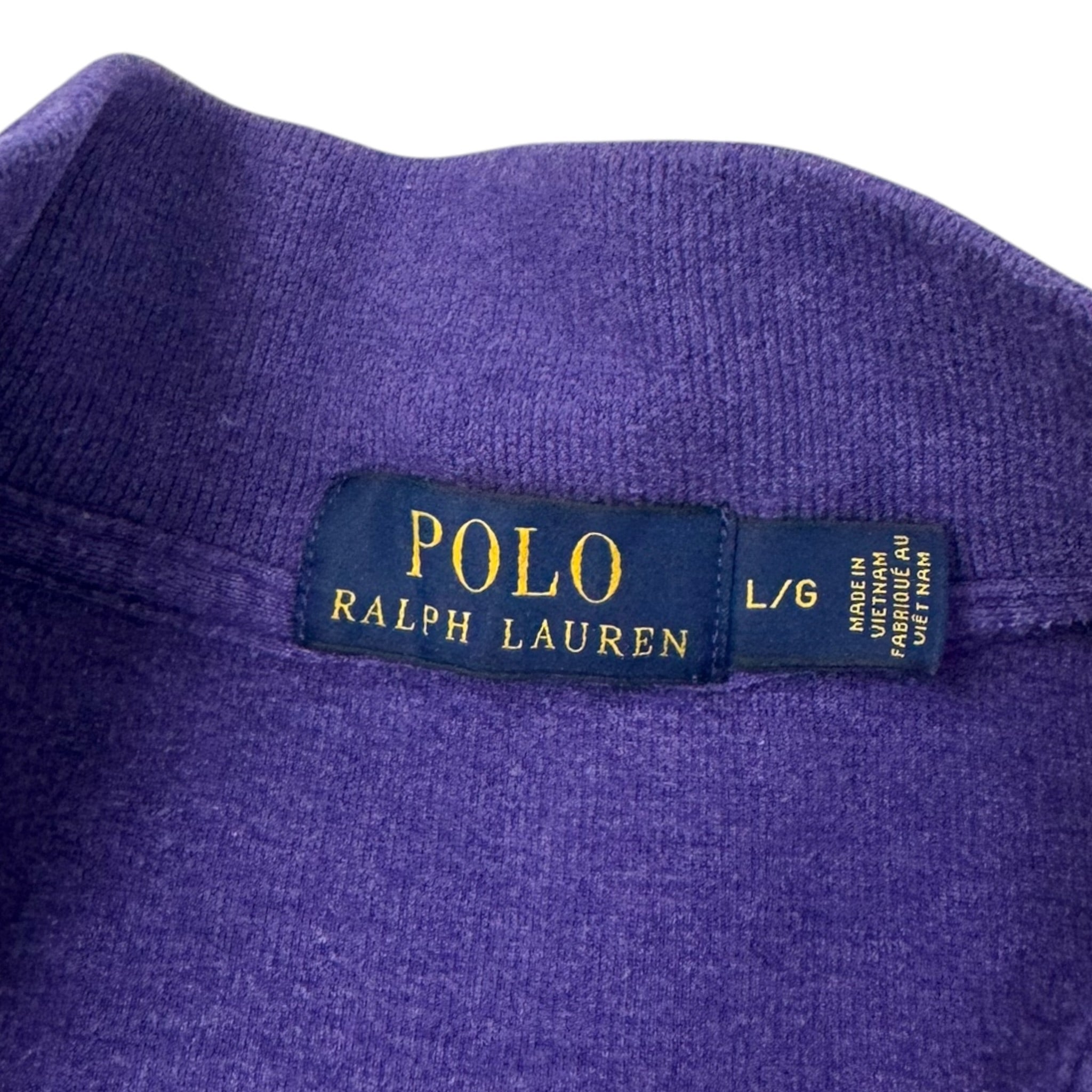 Polo Ralph Lauren Quarter Zip Sweater Purple