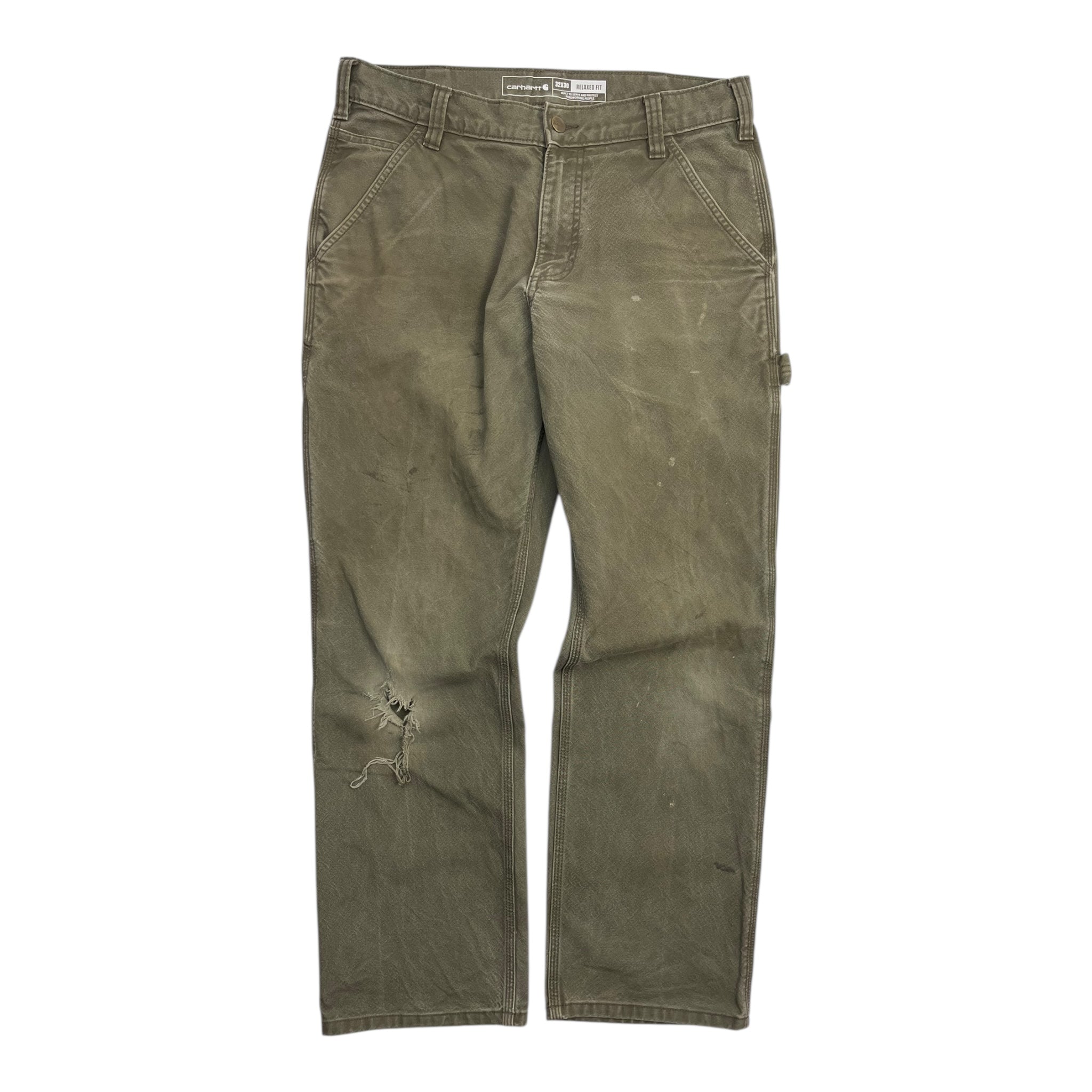 Carhartt Relaxed Fit Carpenter Pants Olive