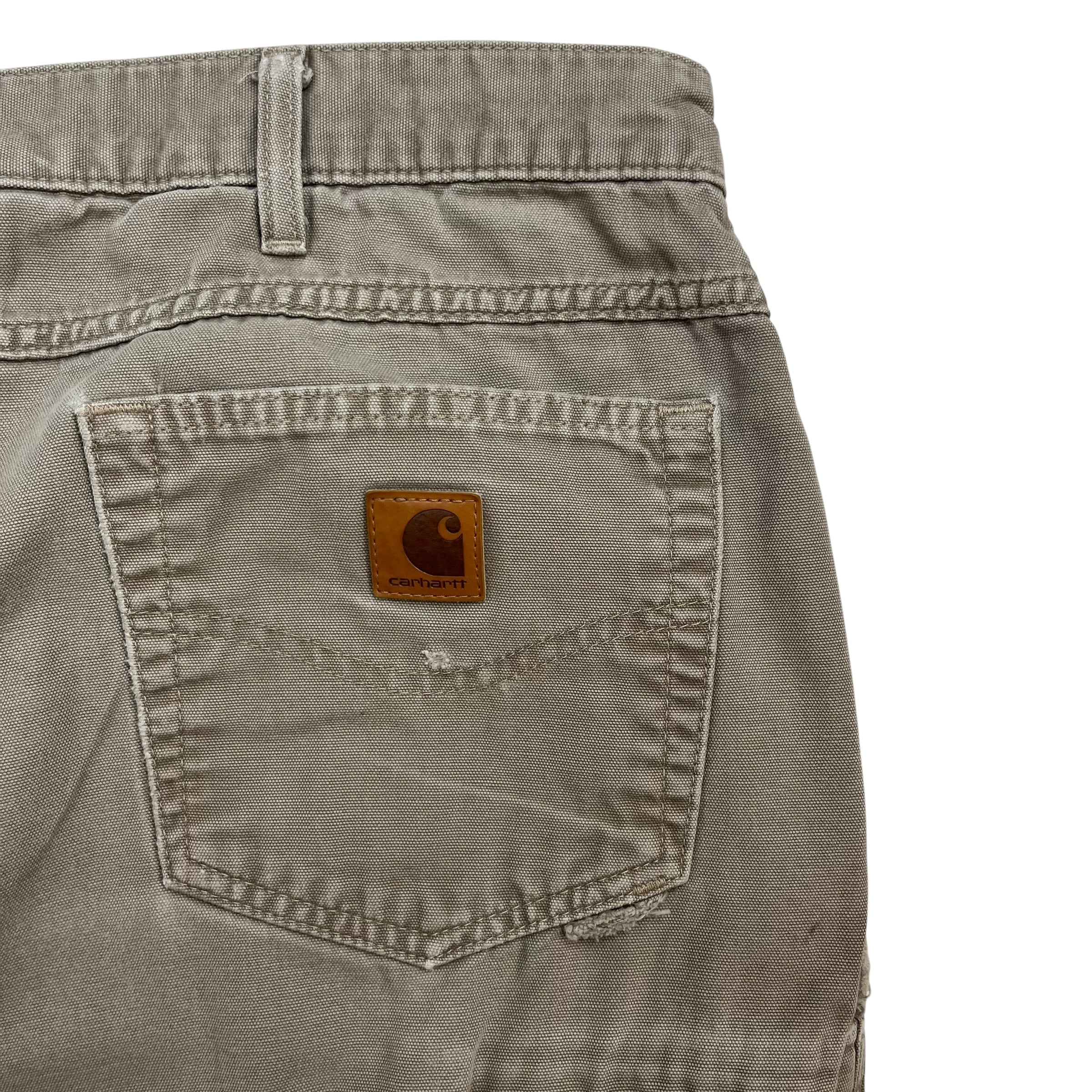 Vintage Carhartt Dungaree Pants Beige