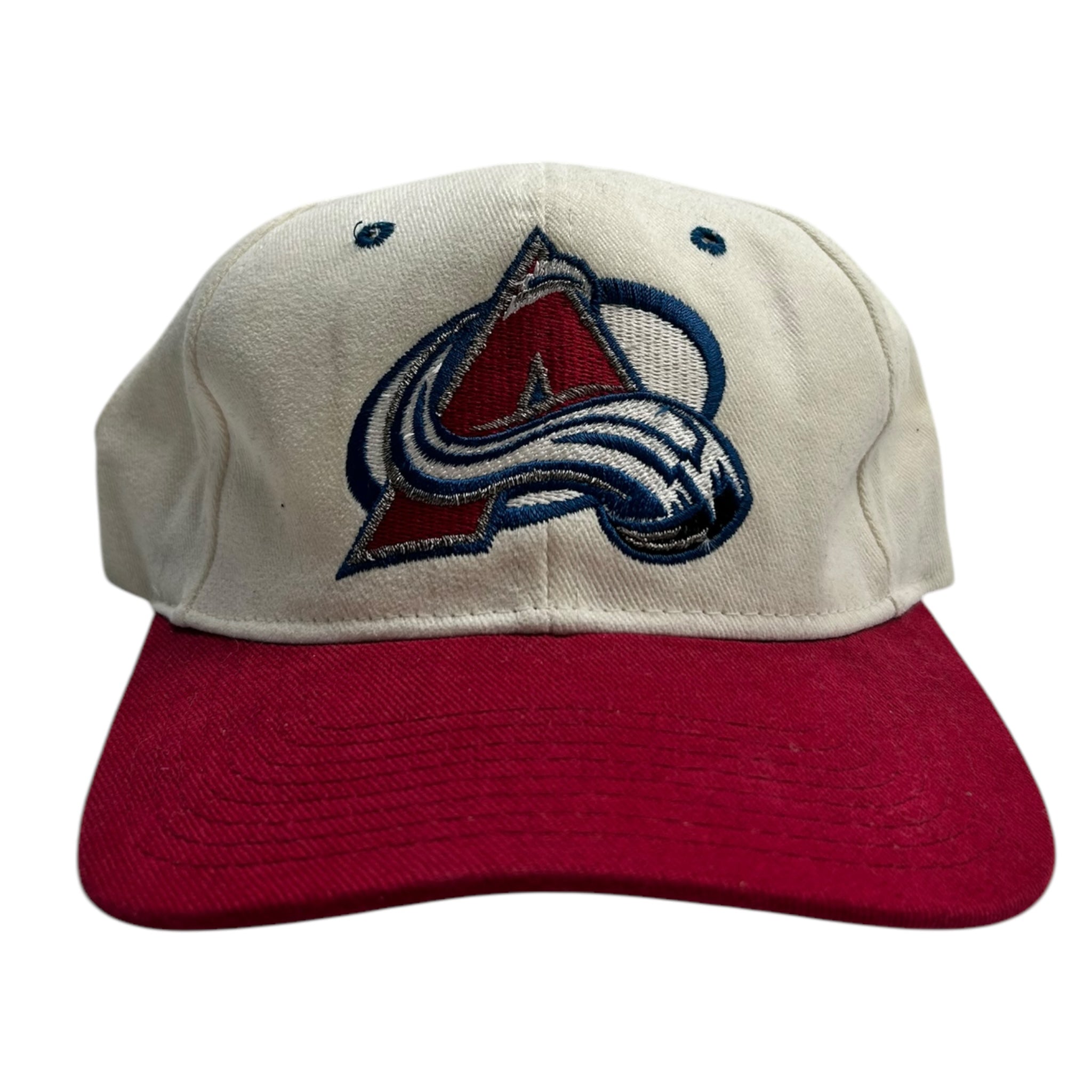 Vintage Starter Colorado Avalanche Logo Hat White