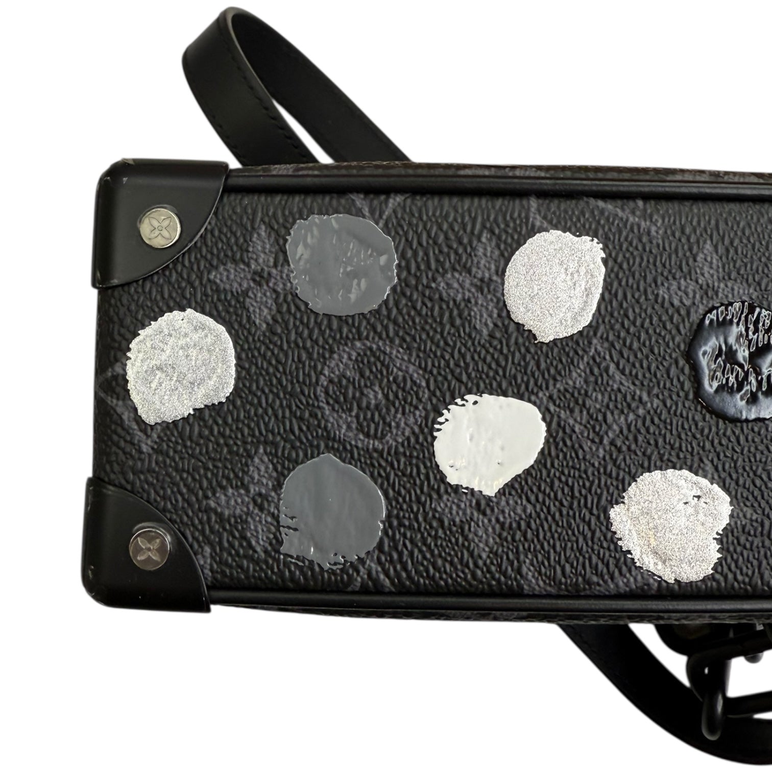 Louis Vuitton x Yayoi Kusama Mini Soft Trunk Black