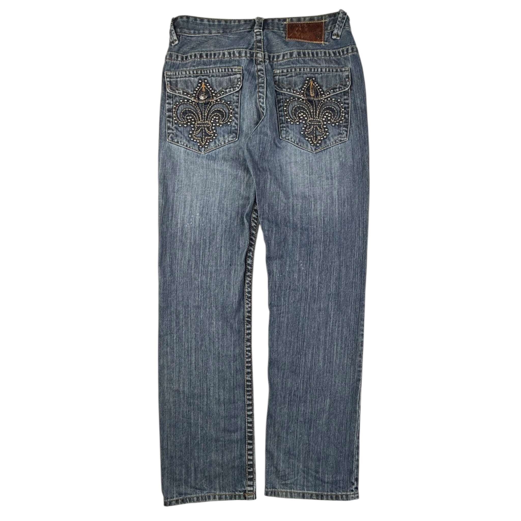 Vintage Y2K Ecko Untld Embroidered Pants Navy Blue