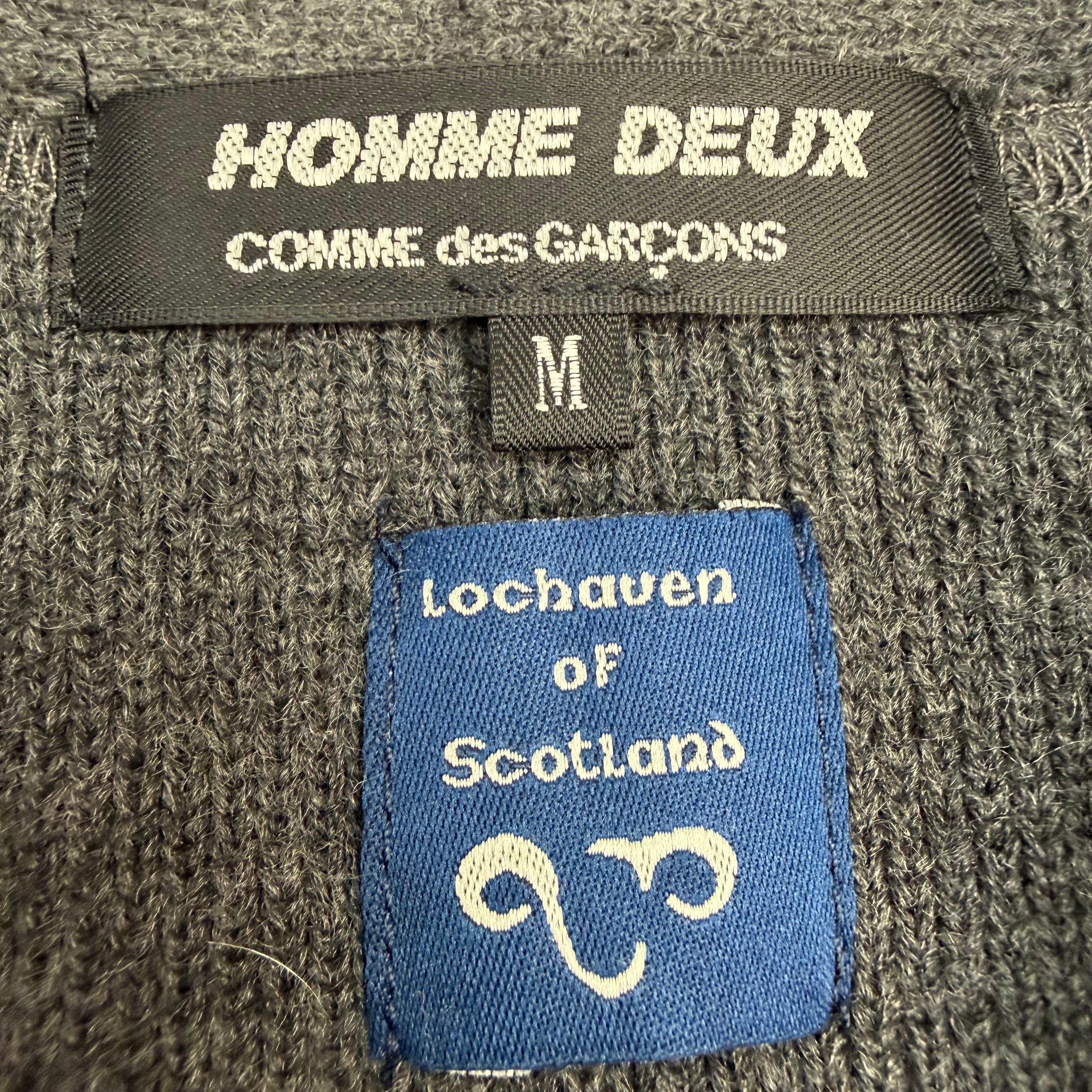 Comme Des Garçons X Lochaven of Scotland Knit Vest Dark Grey