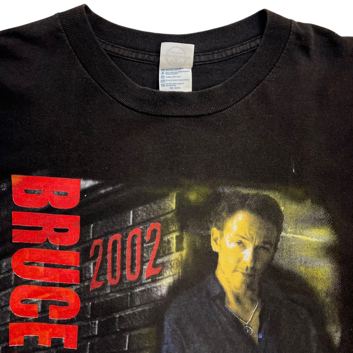Vintage 2002 Bruce Springsteen Summer Tour Long Sleeve T-Shirt Black