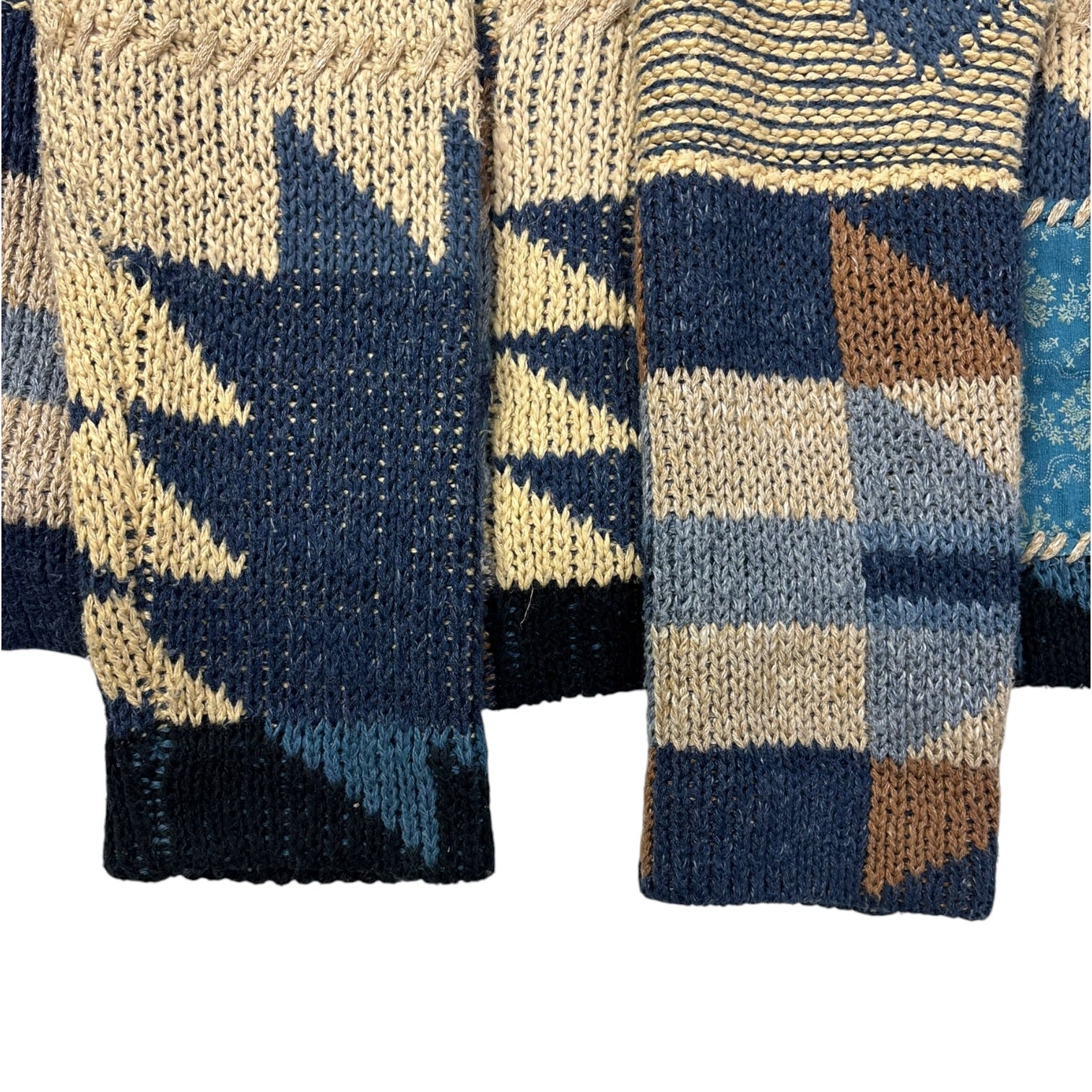 Vintage Ralph Lauren Denim & Supply Shawl Patchwork Cardigan
