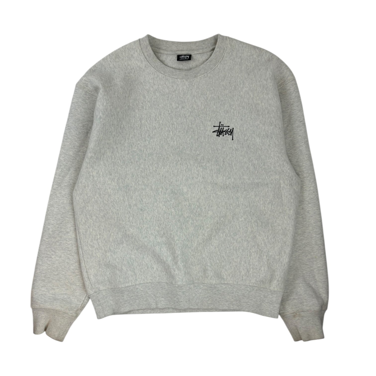 Stussy Basic Crewneck Ash Heather