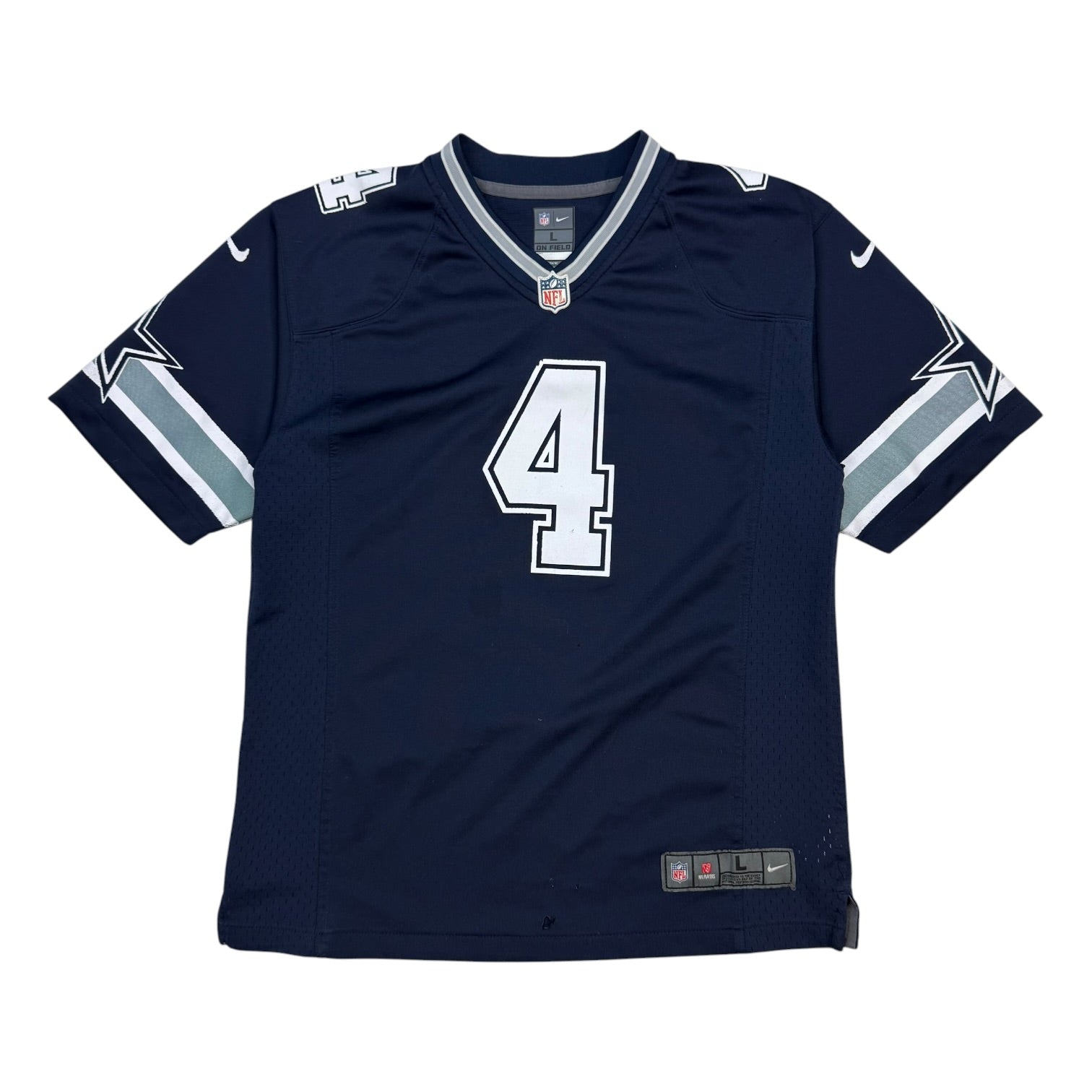 (W) Nike Dallas Cowboys Dak Prescott Jersey Blue