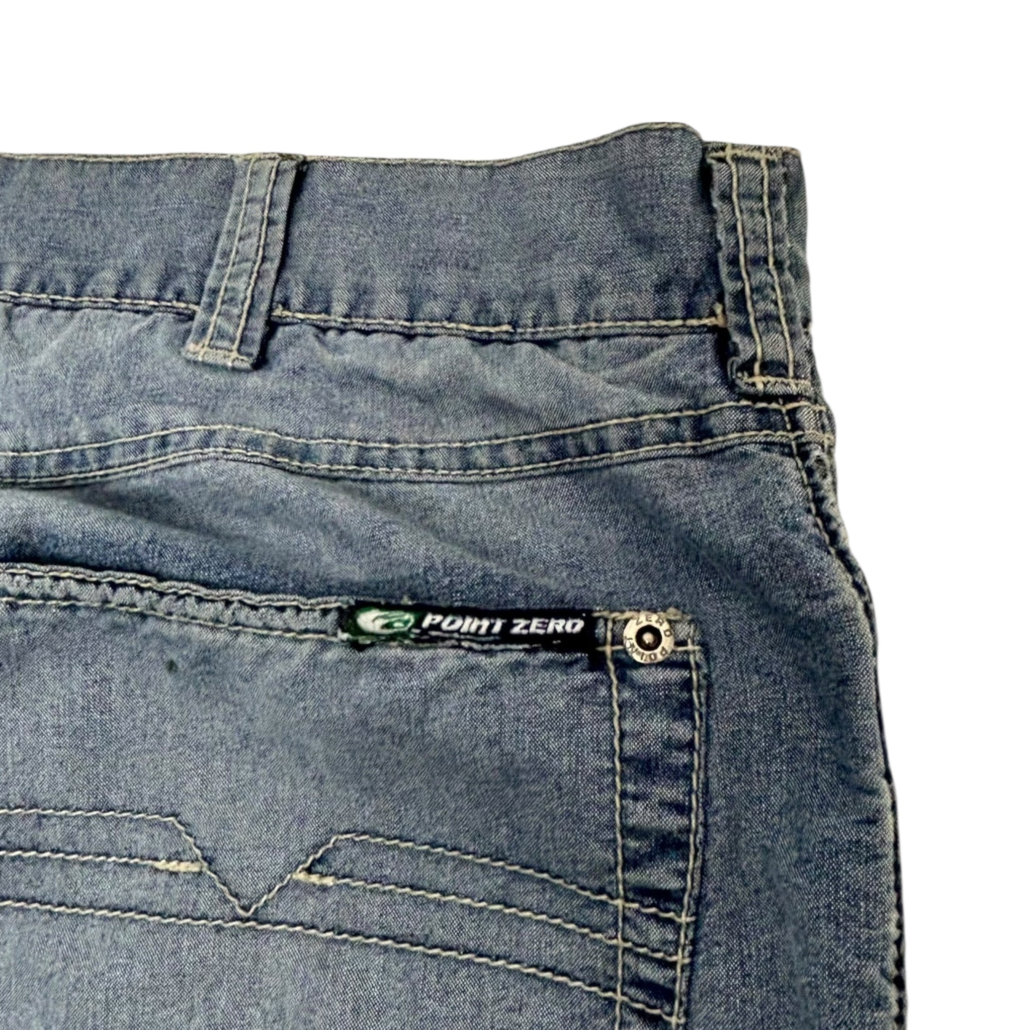 Y2K Point Zero Baggy Bottoms