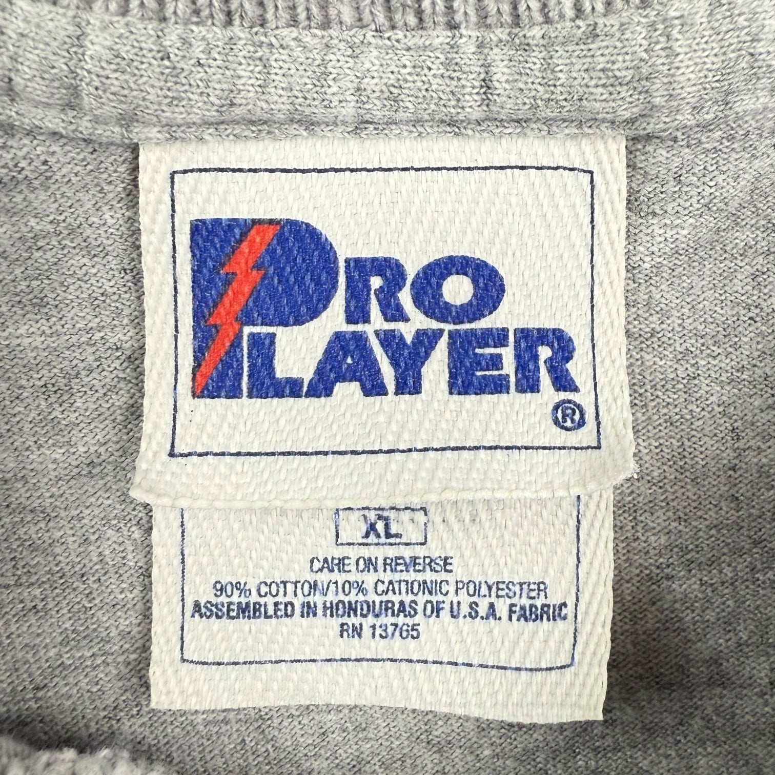 Vintage Pro Player St Louis Cardinals V Neck Tee Grey