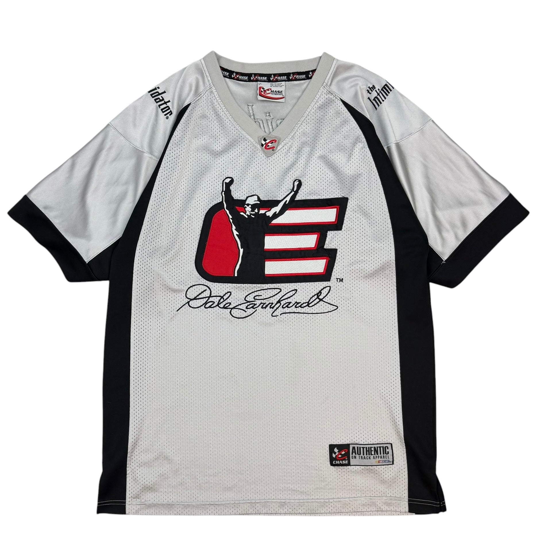 Vintage Chase Authentics Dale Earnhardt NASCAR Jersey Grey