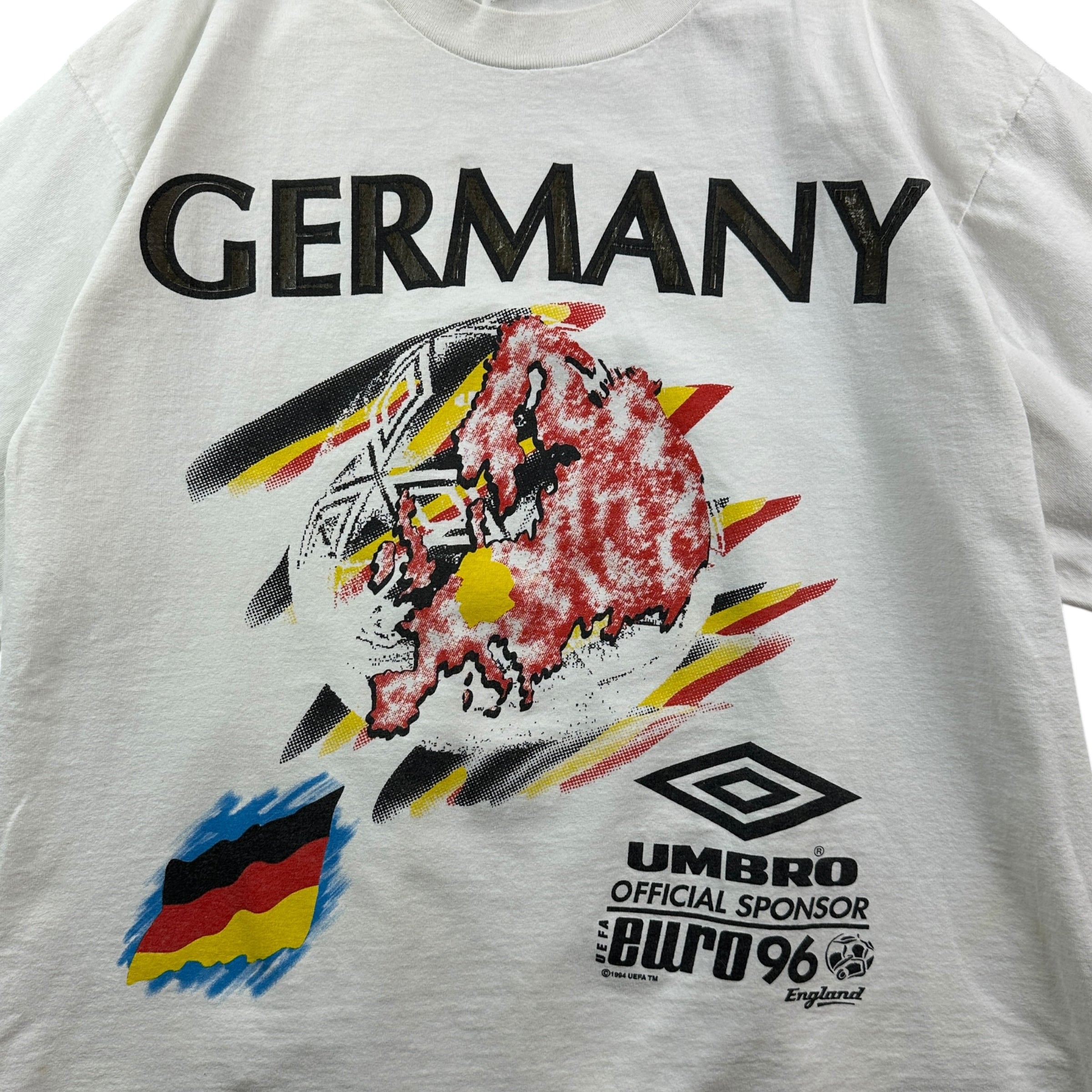 1996 Umbro World Cup Germany Tee White