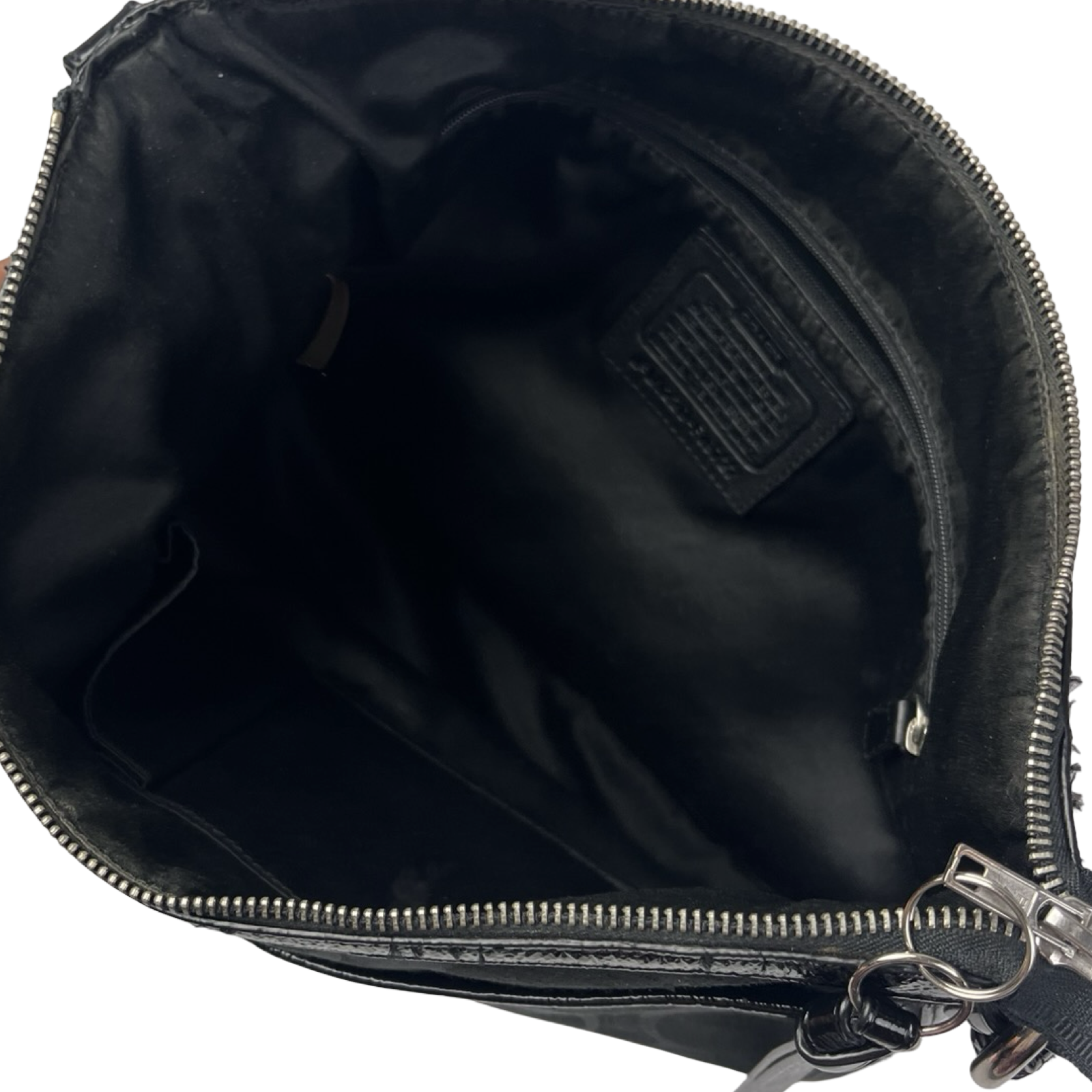 (W) Coach Park Duffle Shouler Bag Black