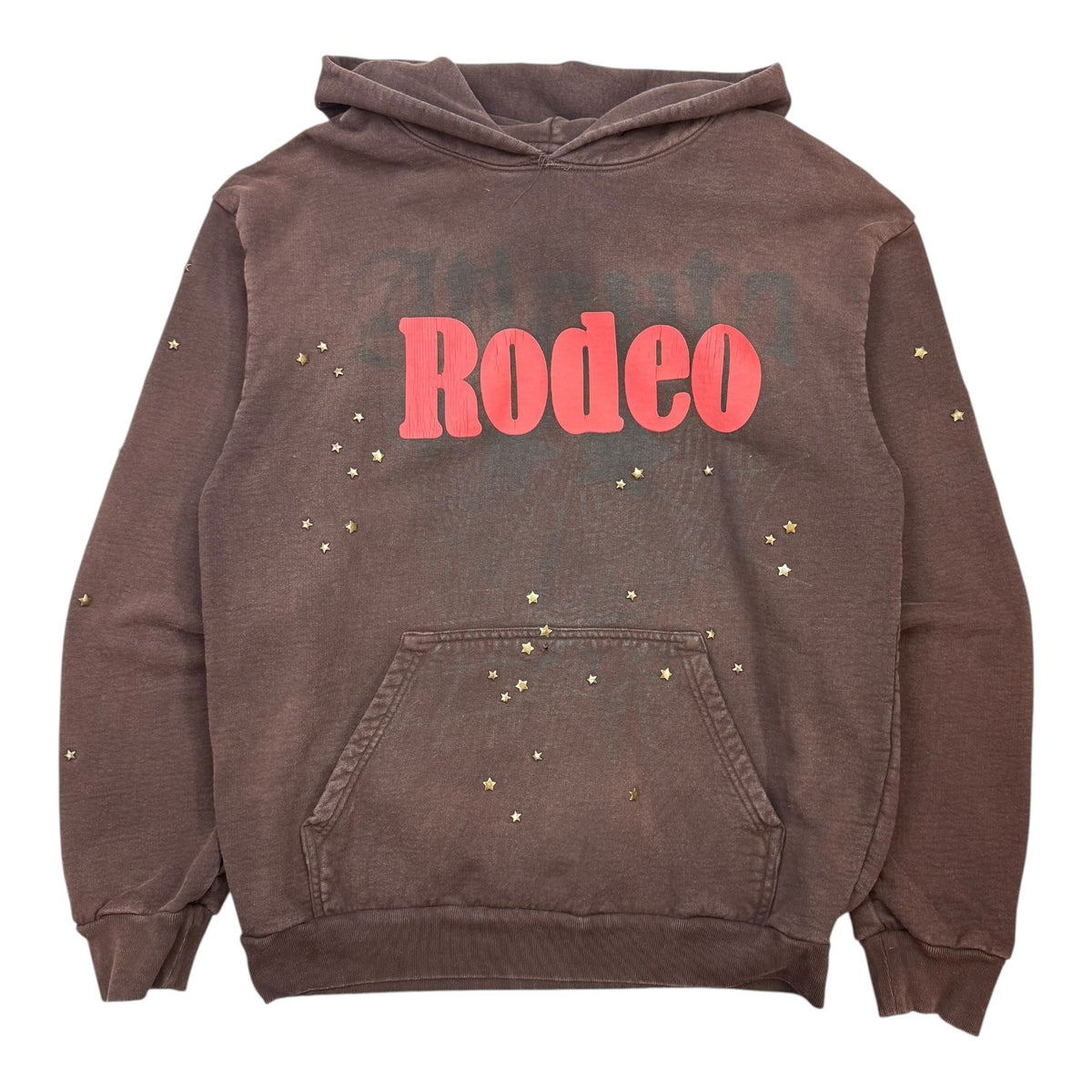 SP5DER x Travis Scott Cactus Jack Days Before Rodeo Hoodie Brown