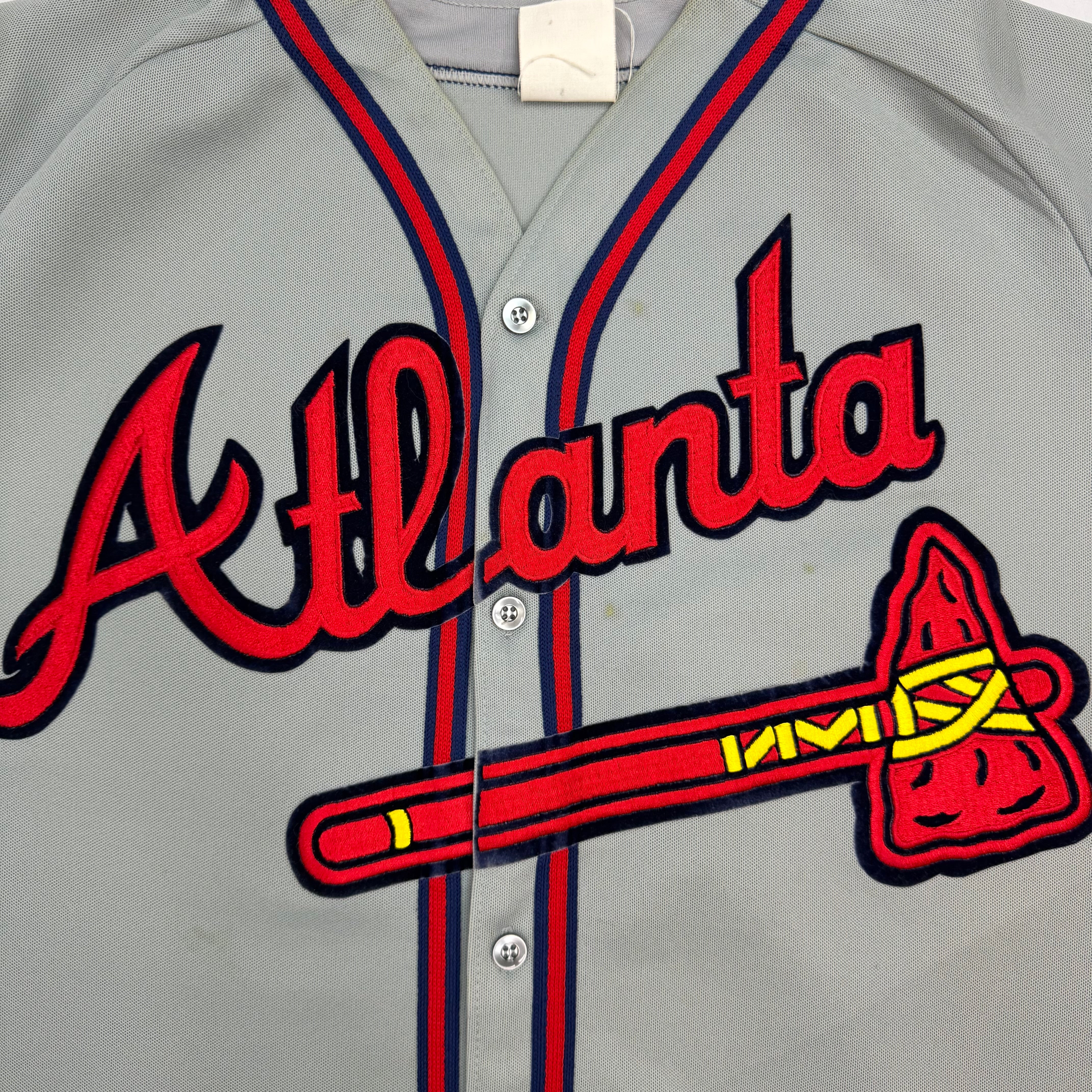 Vintage CCM Atlanta Braves Road Jersey Grey