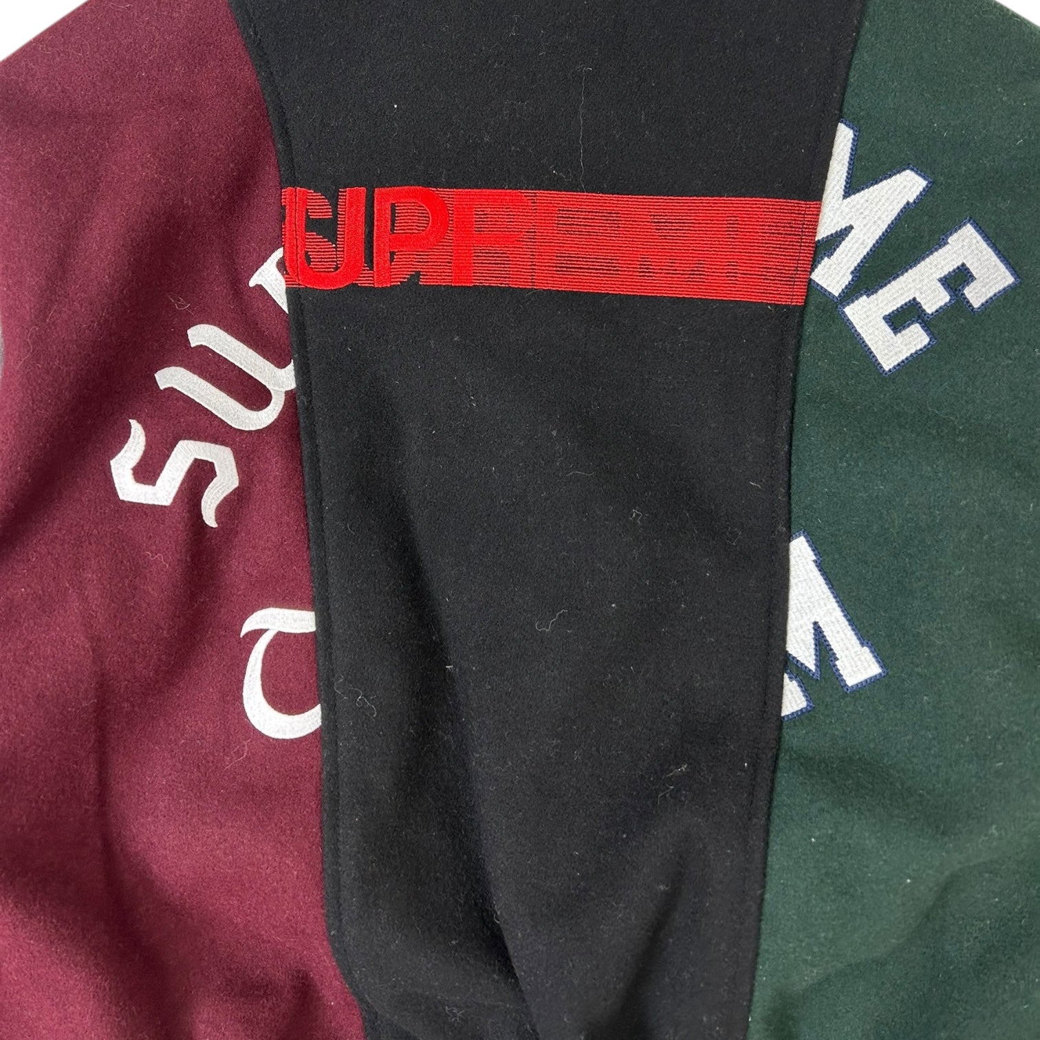 Supreme MM6 Maison Margiela Split Varsity Jacket