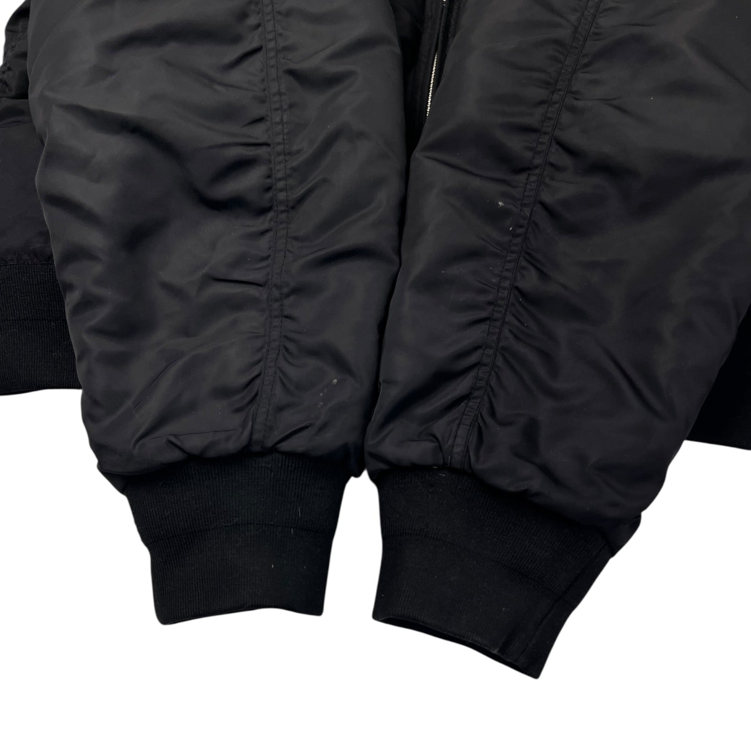 Stüssy Hooded Flight Jacket Black