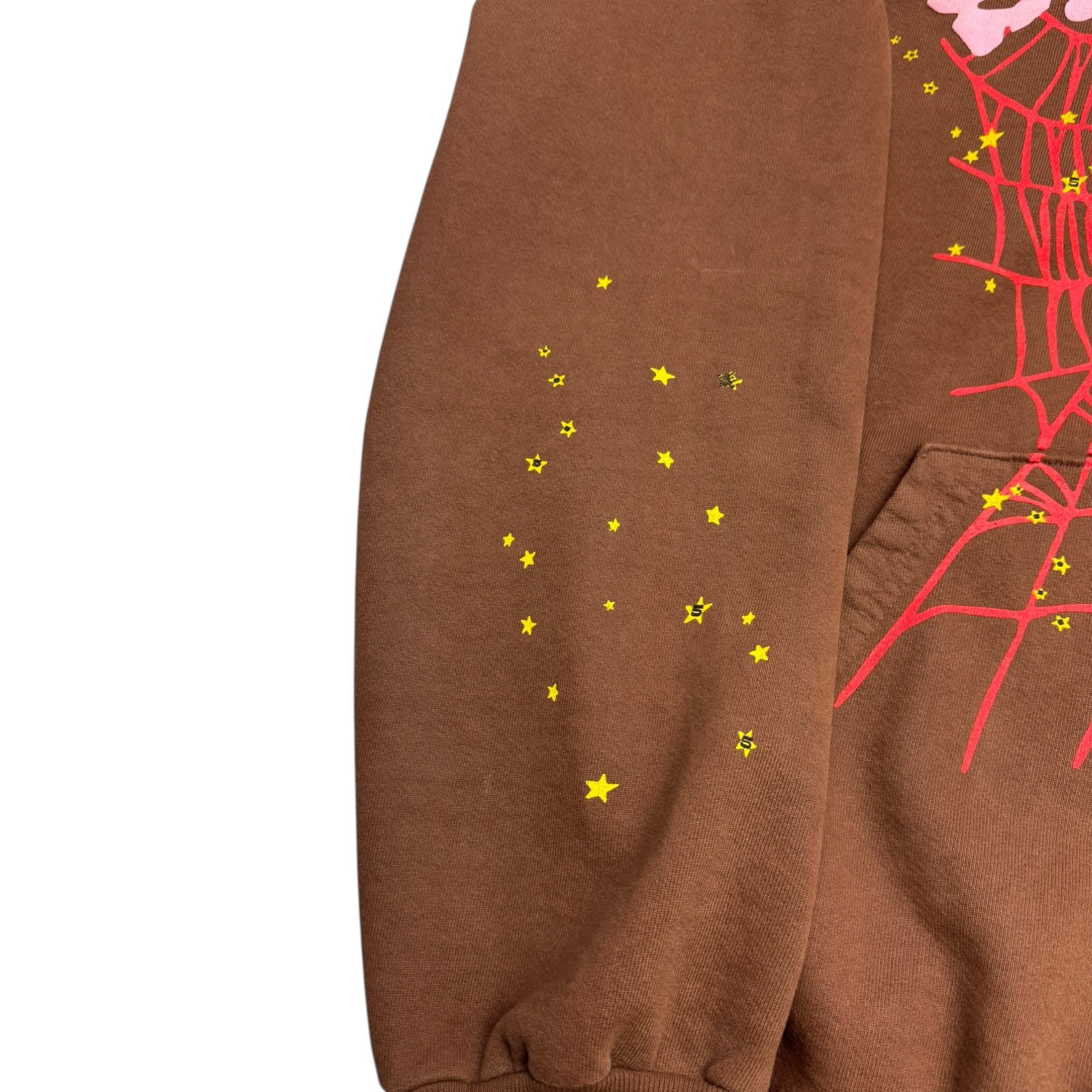 Sp5der Web Hoodie Brown
